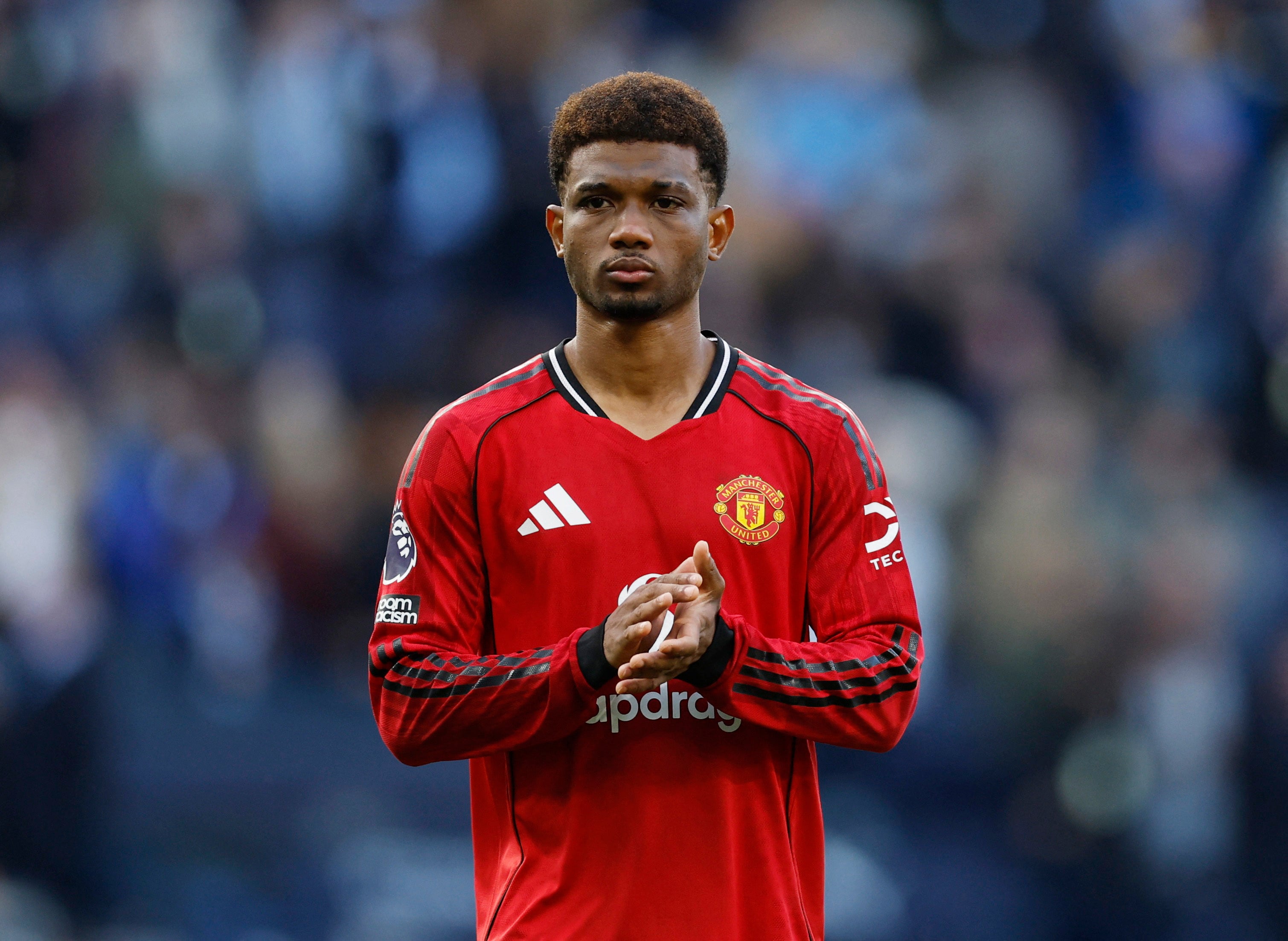 Amad Diallo will miss Man United’s trip to Brentford