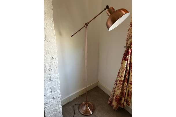 testing Wayfair three Posts Ashtown reading floor lamp
