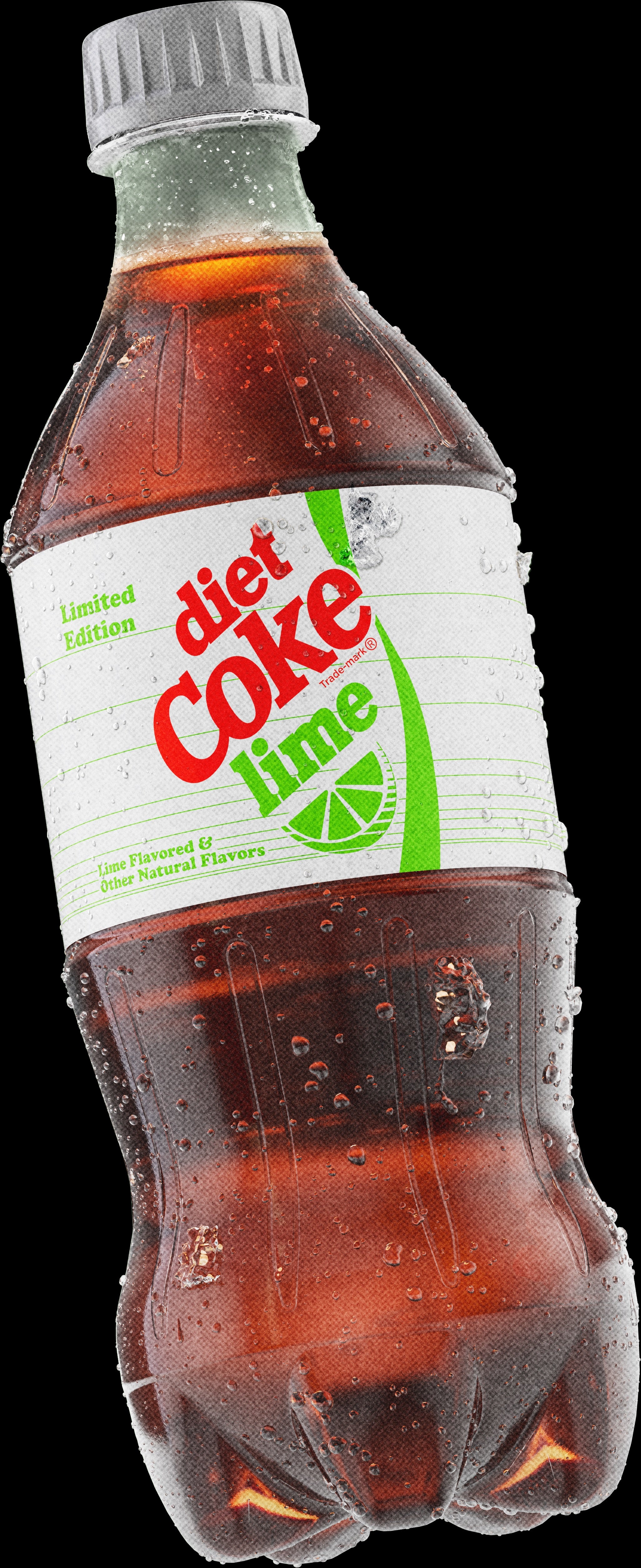 Retro Diet Coke Lime sold in 20 -ounce bottles