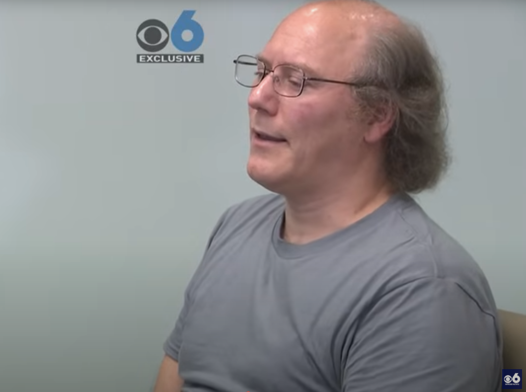 Lorenz Kraus, 53, appears to admit killing his parents in a TV interview with a CBS affiliate in Albany