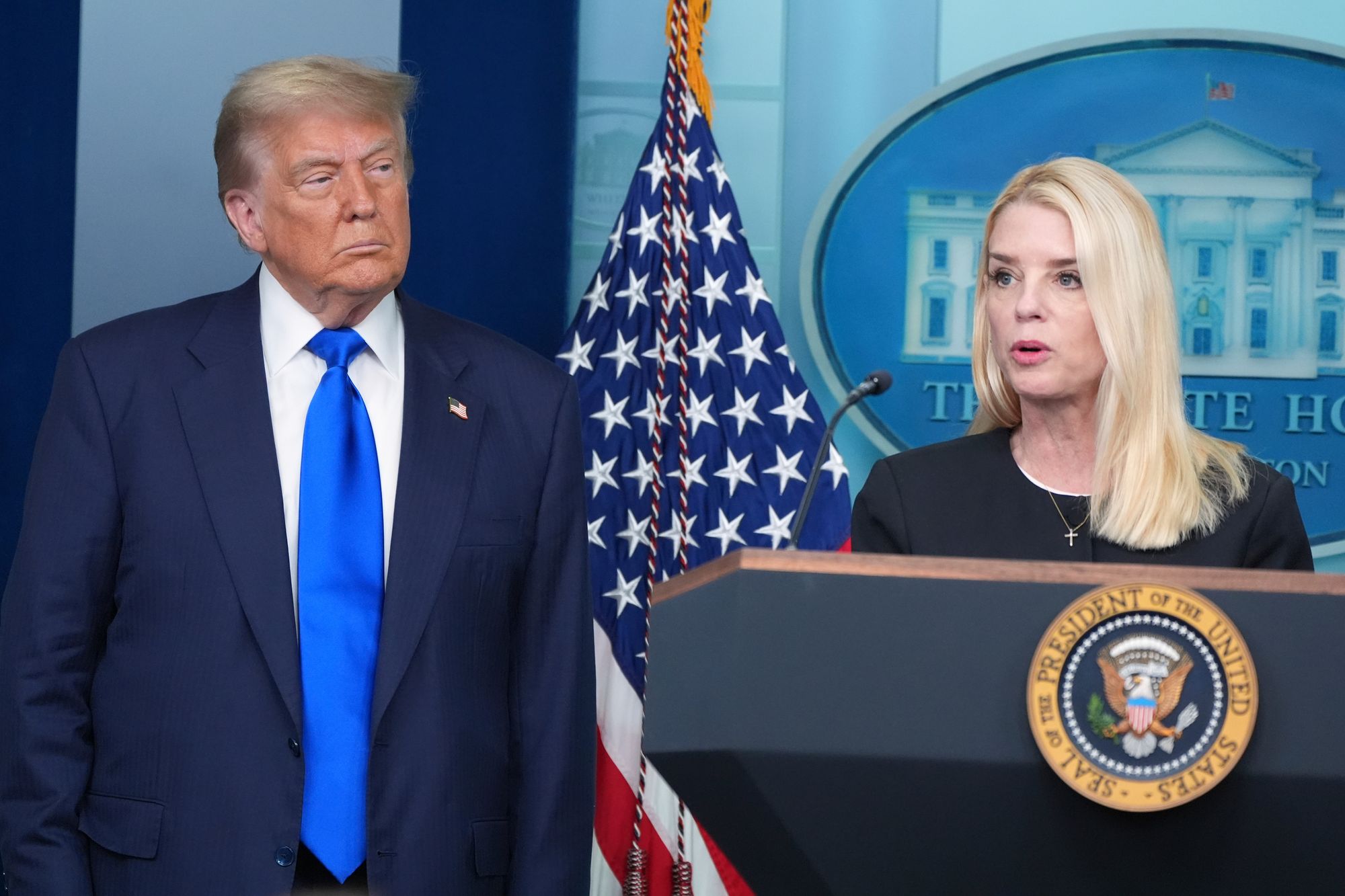 Several of Attorney General Pam Bondi have decried the indictment of former FBI Director James Comey as one of the 'worst abuses' in DOJ history after Trump publicly ordered Bondi to pursue his perceived political foes