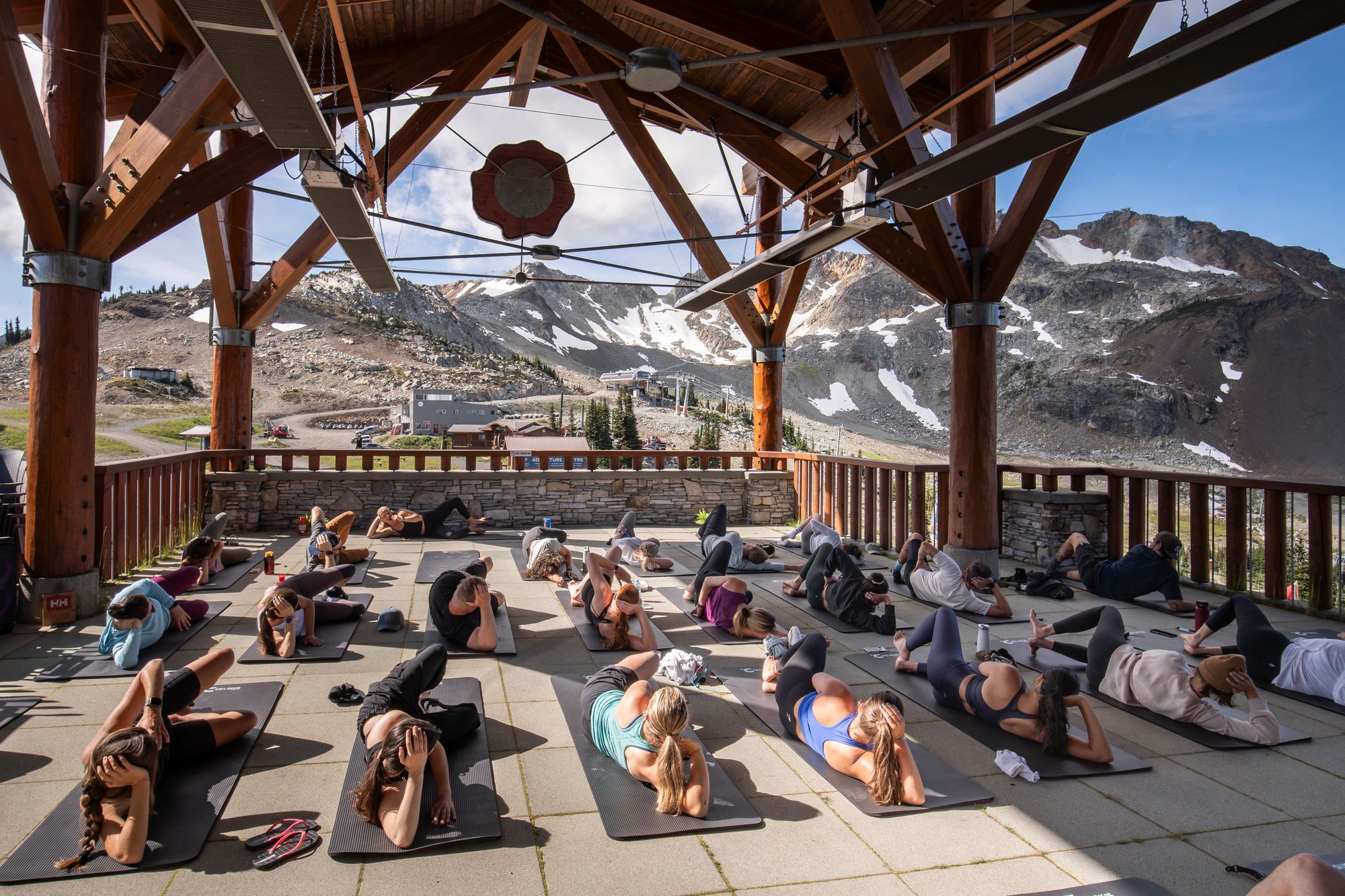 Morning yoga to start the day