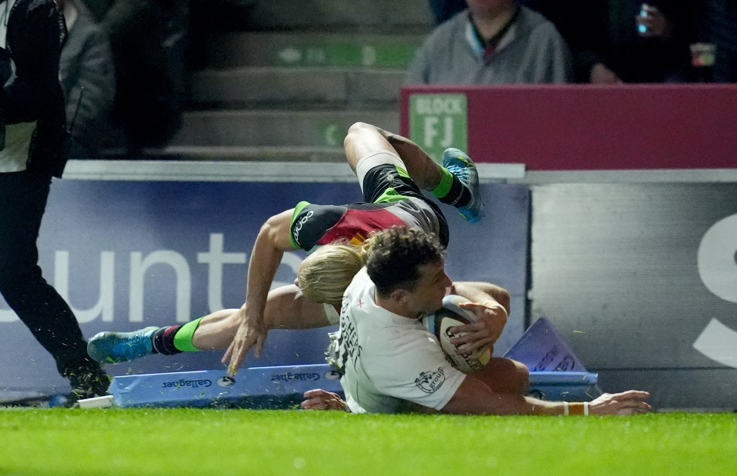 Henry Arundell crossed twice on his return to English rugby