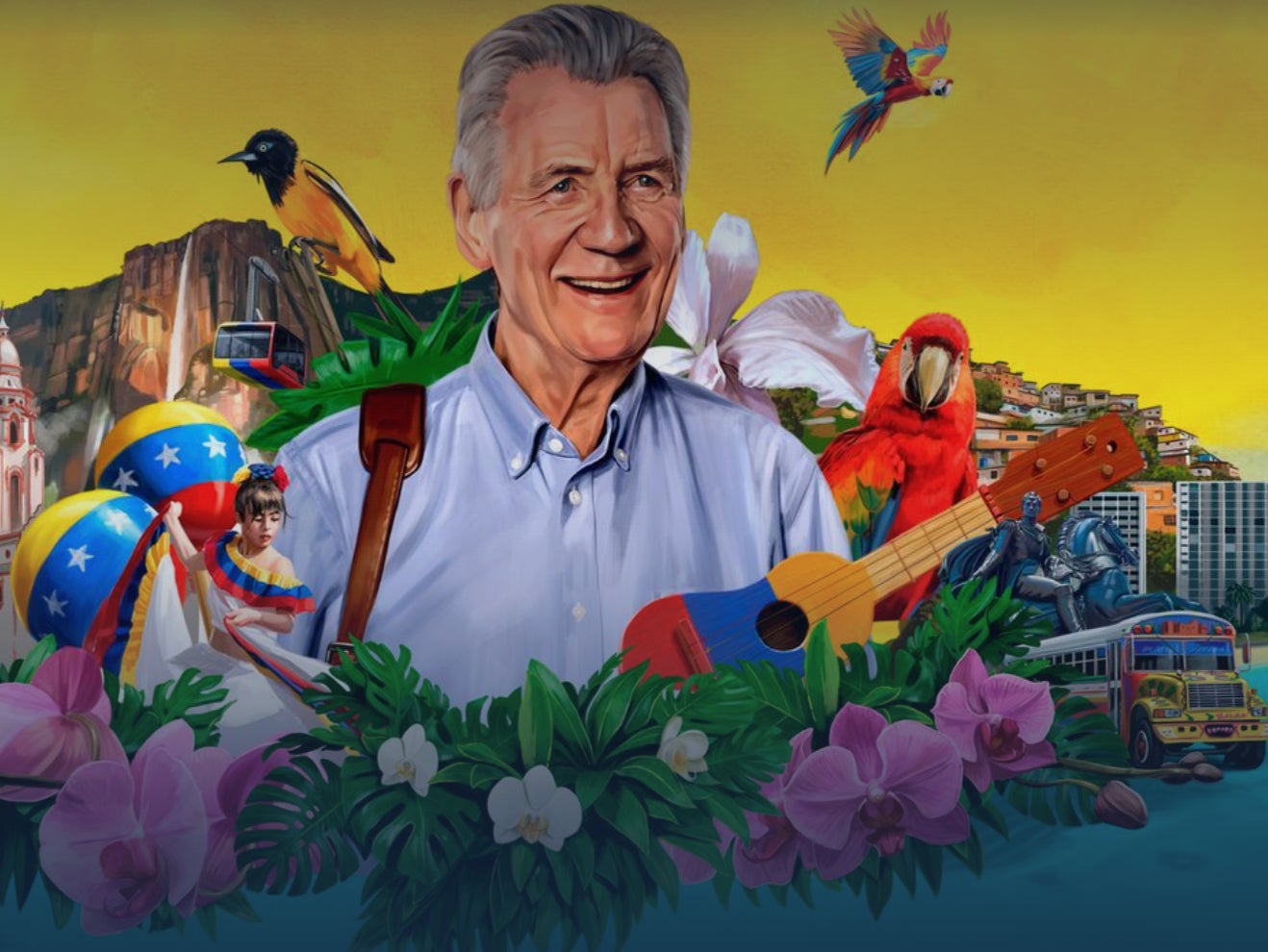 On location: Michael Palin’s latest assignment is to Venezuela