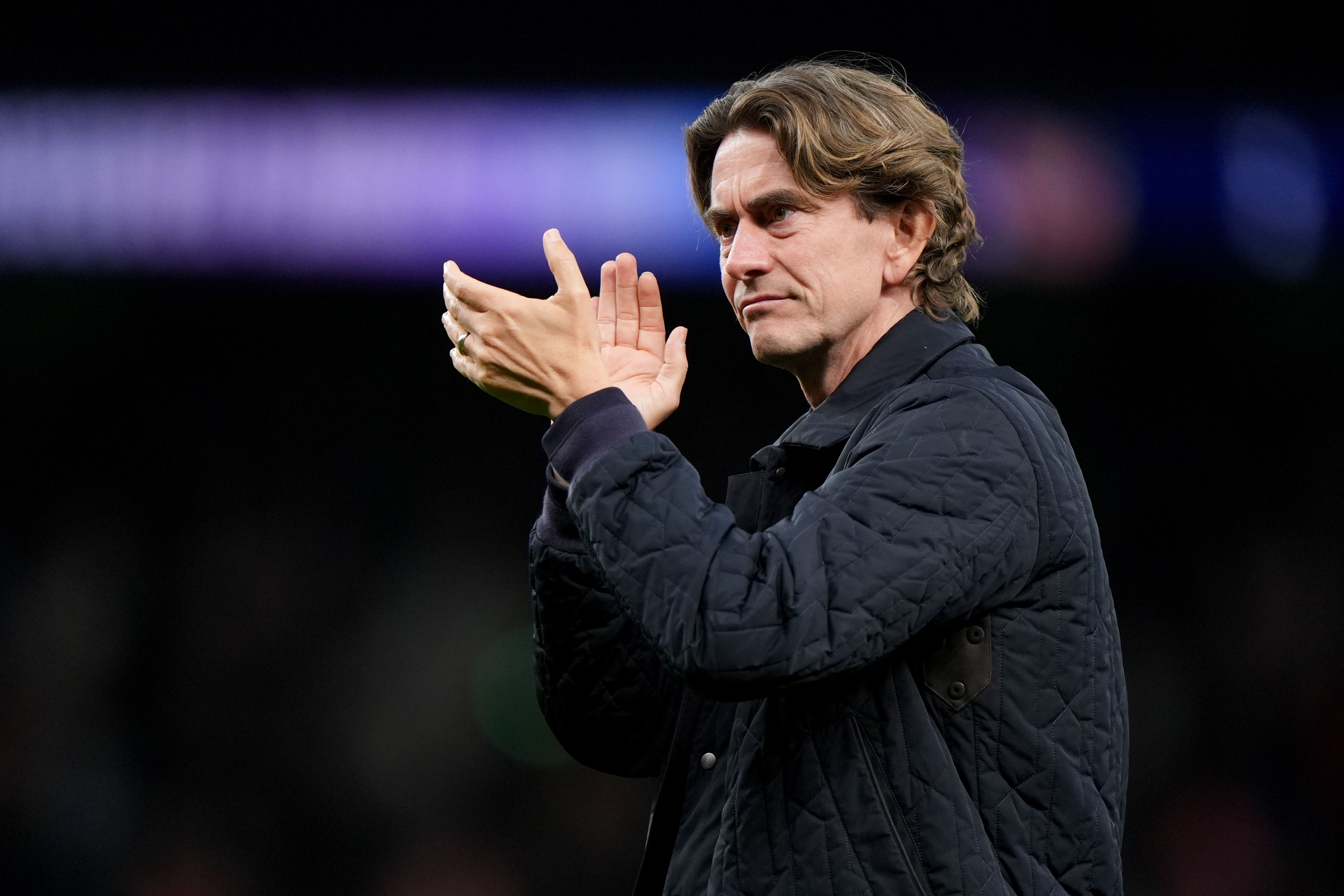 Tottenham boss Thomas Frank has talked up the commitment of the Lewis family (Bradley Collyer/PA)