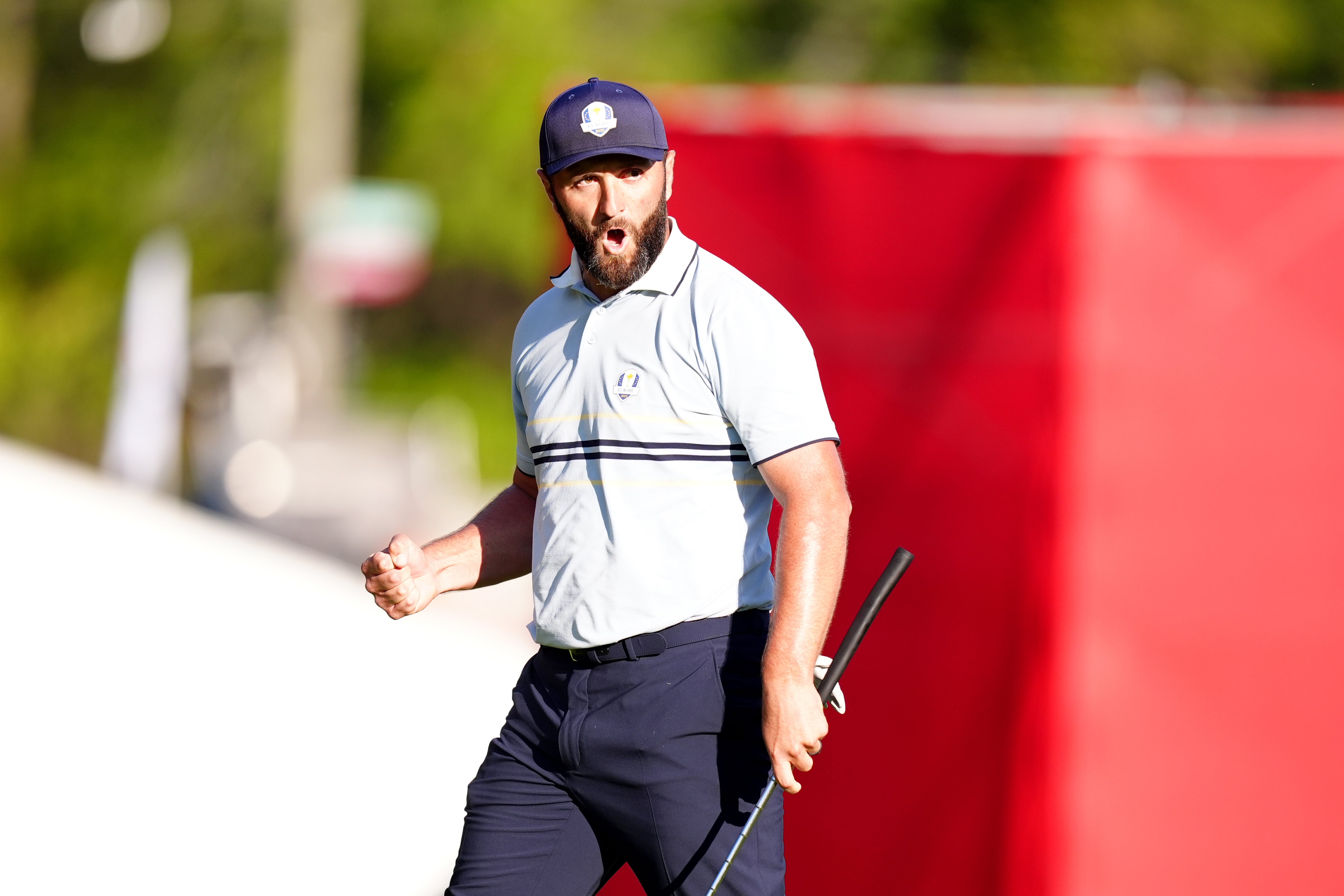 Rahm helped Europe secure two points on day one