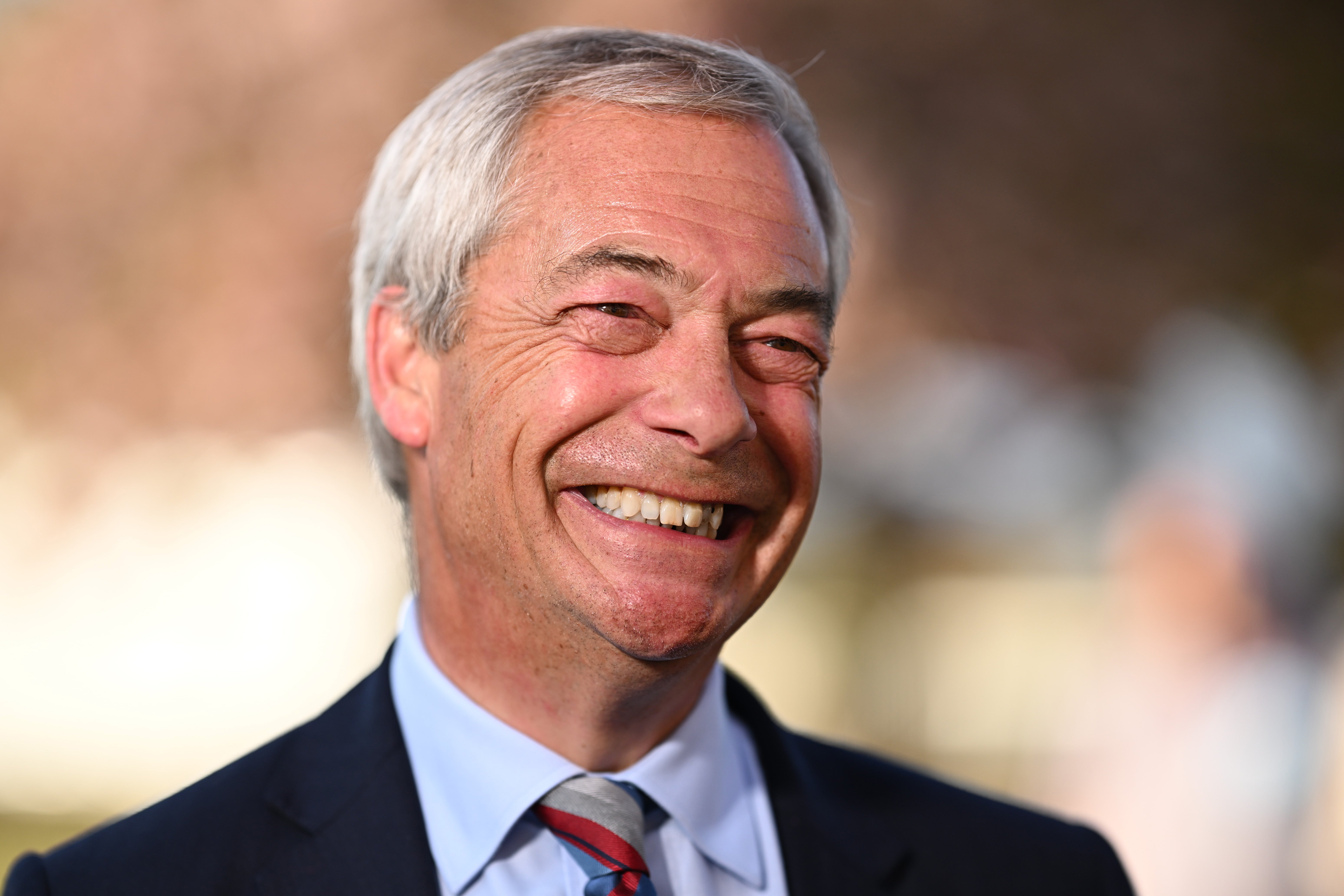 Nigel Farage has a lot to smile about