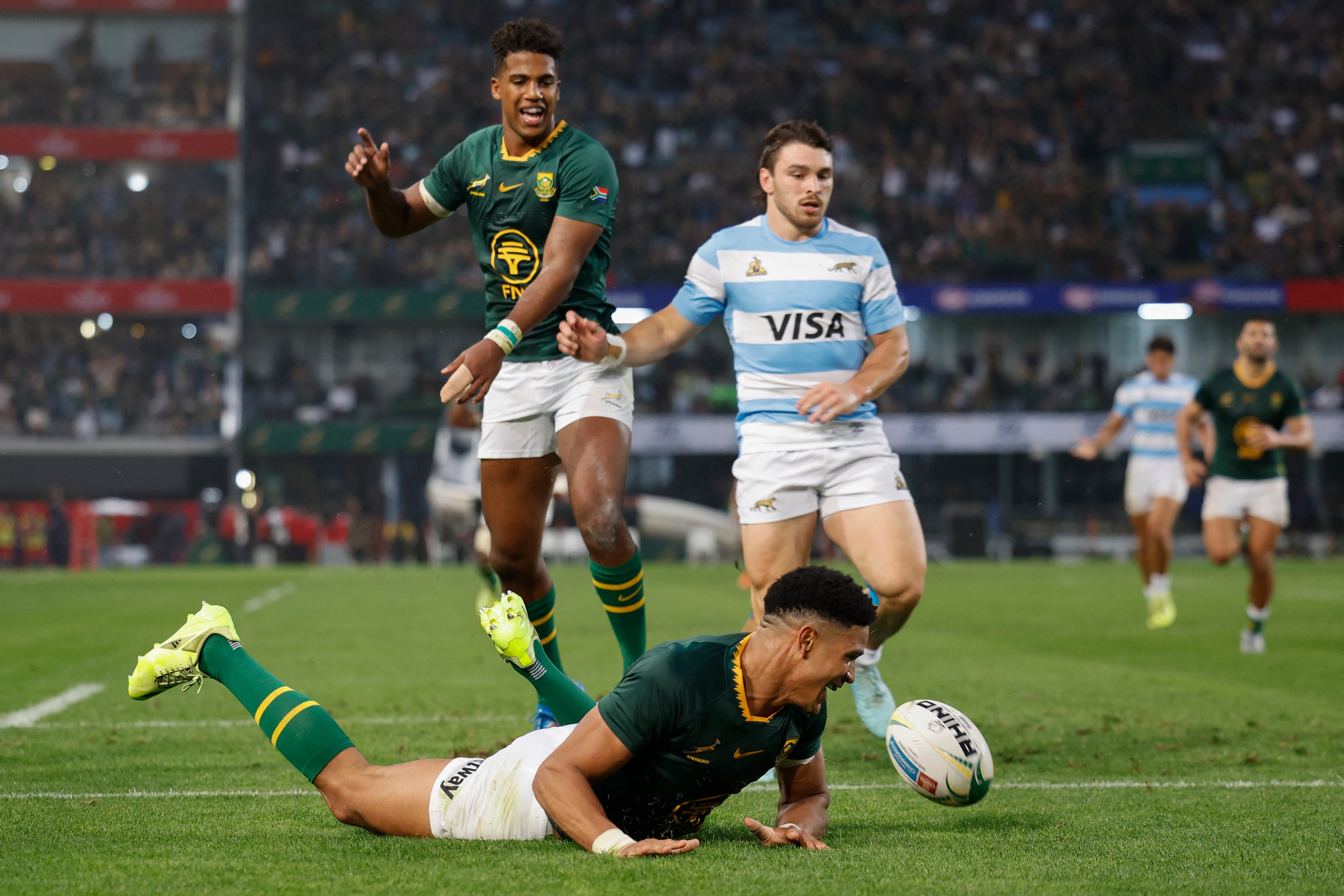 South Africa beat Argentina 67-30 last weekend