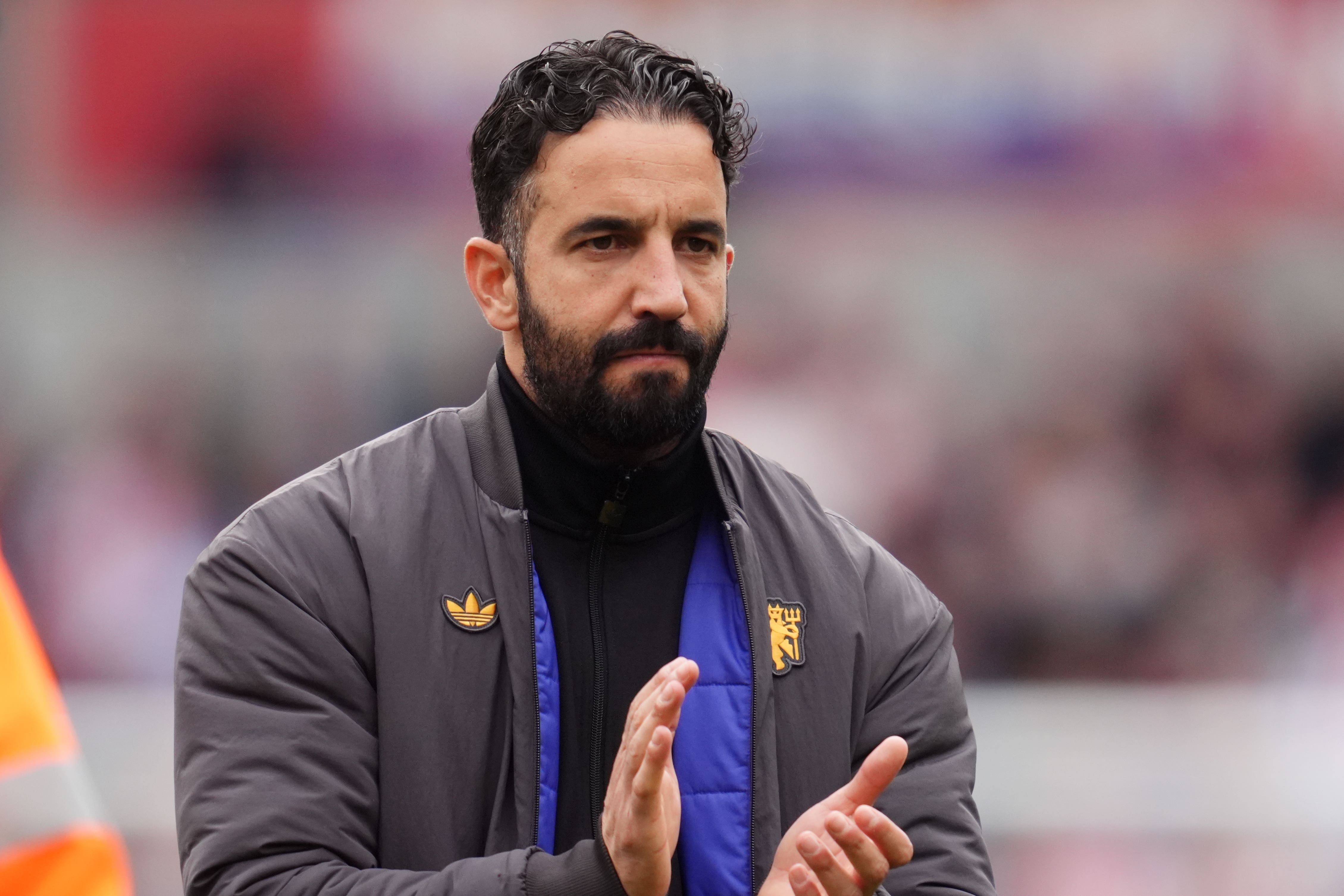 Ruben Amorim saw Manchester United lose at Brentford (Adam Davy/PA)