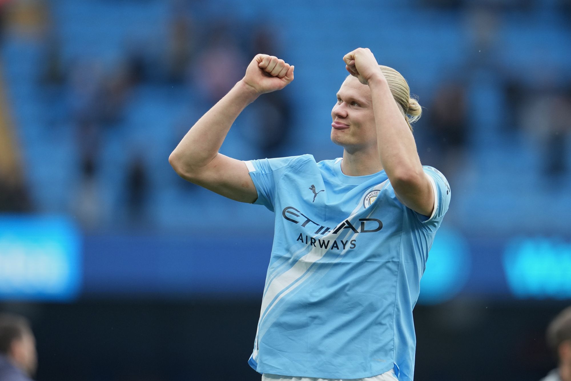 Erling Haaland scored twice against Burnley and has 14 goals in seven games for club and country