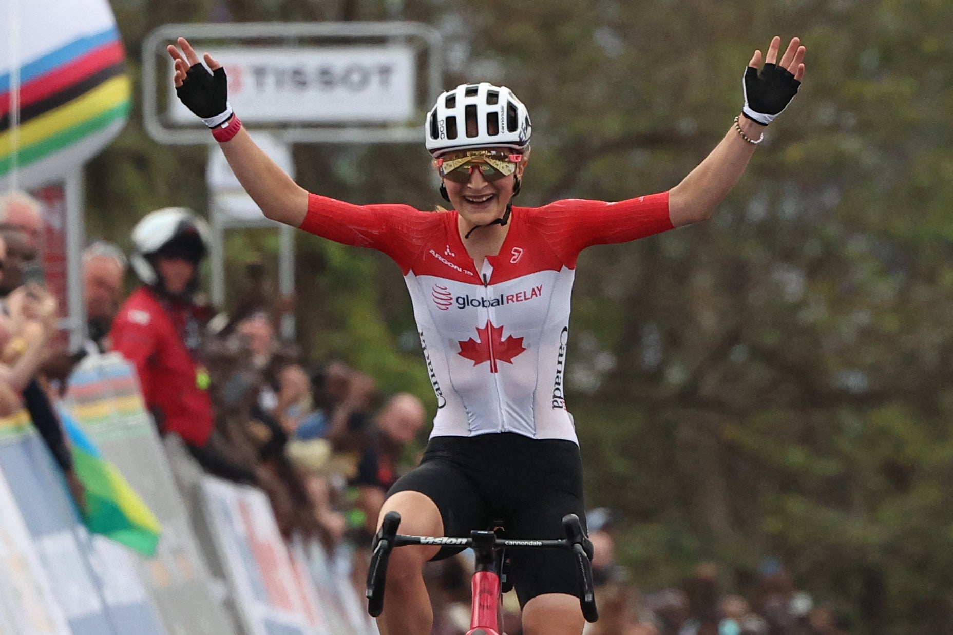 <p>Magdeleine Vallieres made history for Canada </p>