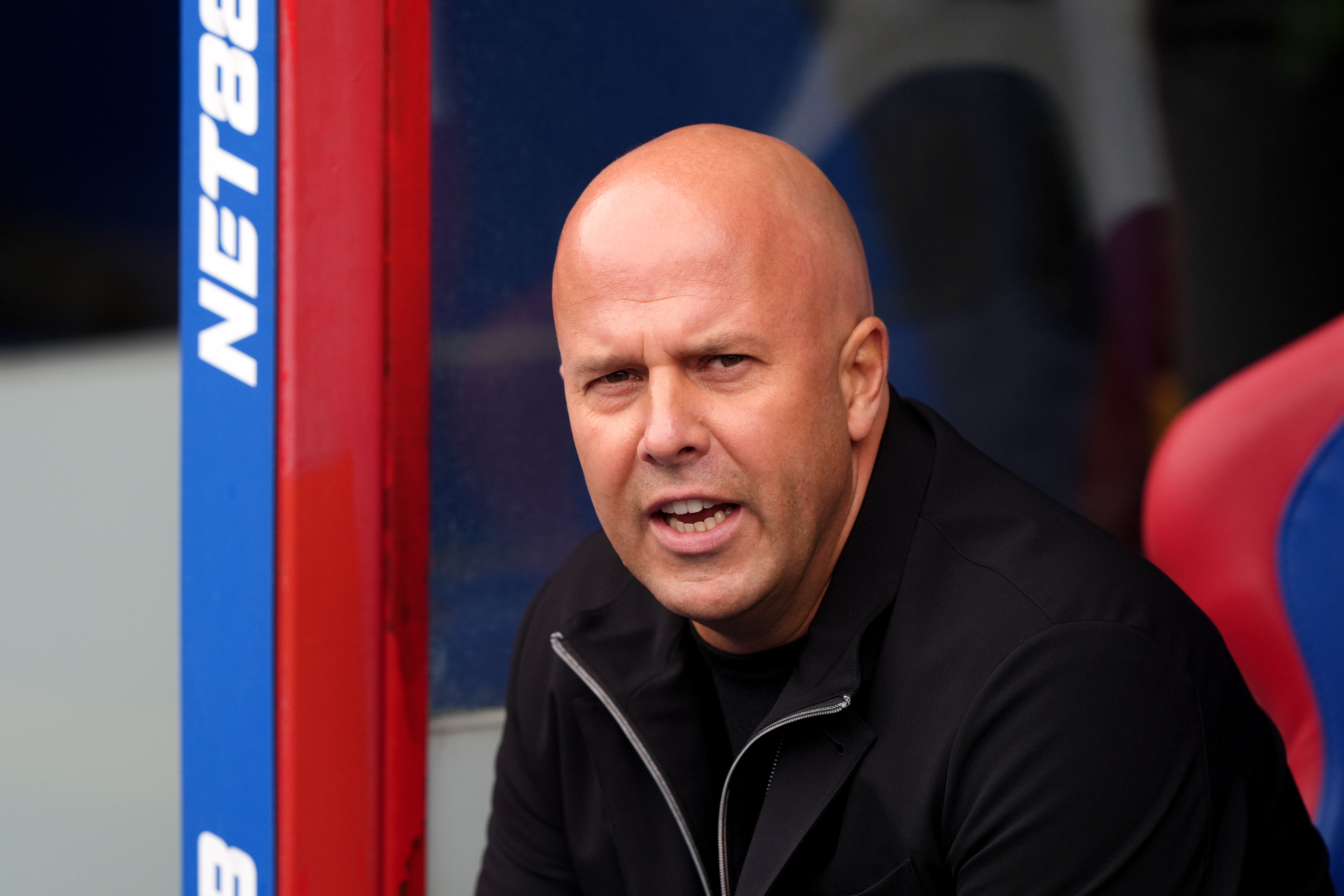 Arne Slot questioned Liverpool’s defending in their defeat at Crystal Palace (Jonathan Brady/PA)