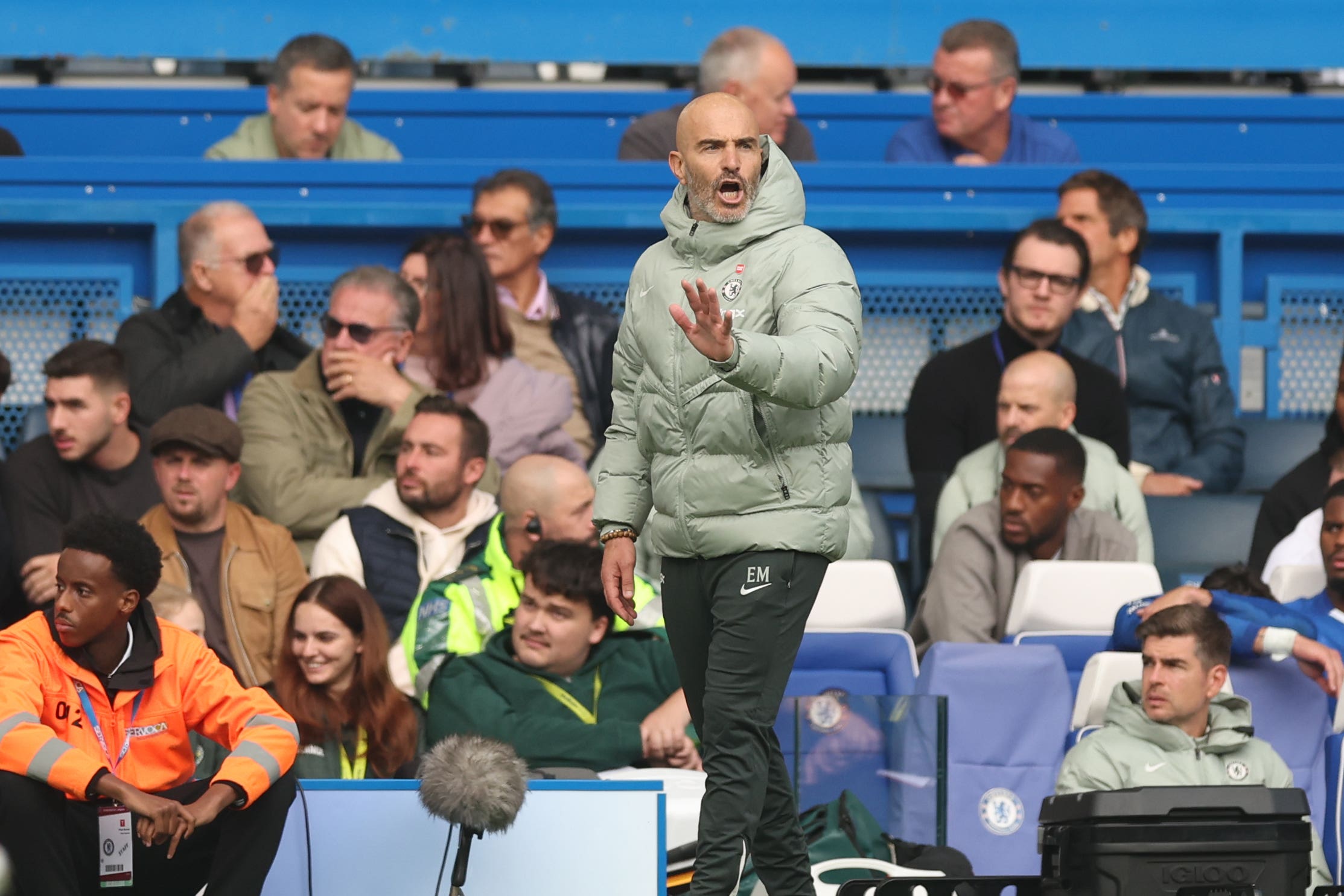 Enzo Maresca said Chelsea could not continue to give away presents (Steven Paston/PA)