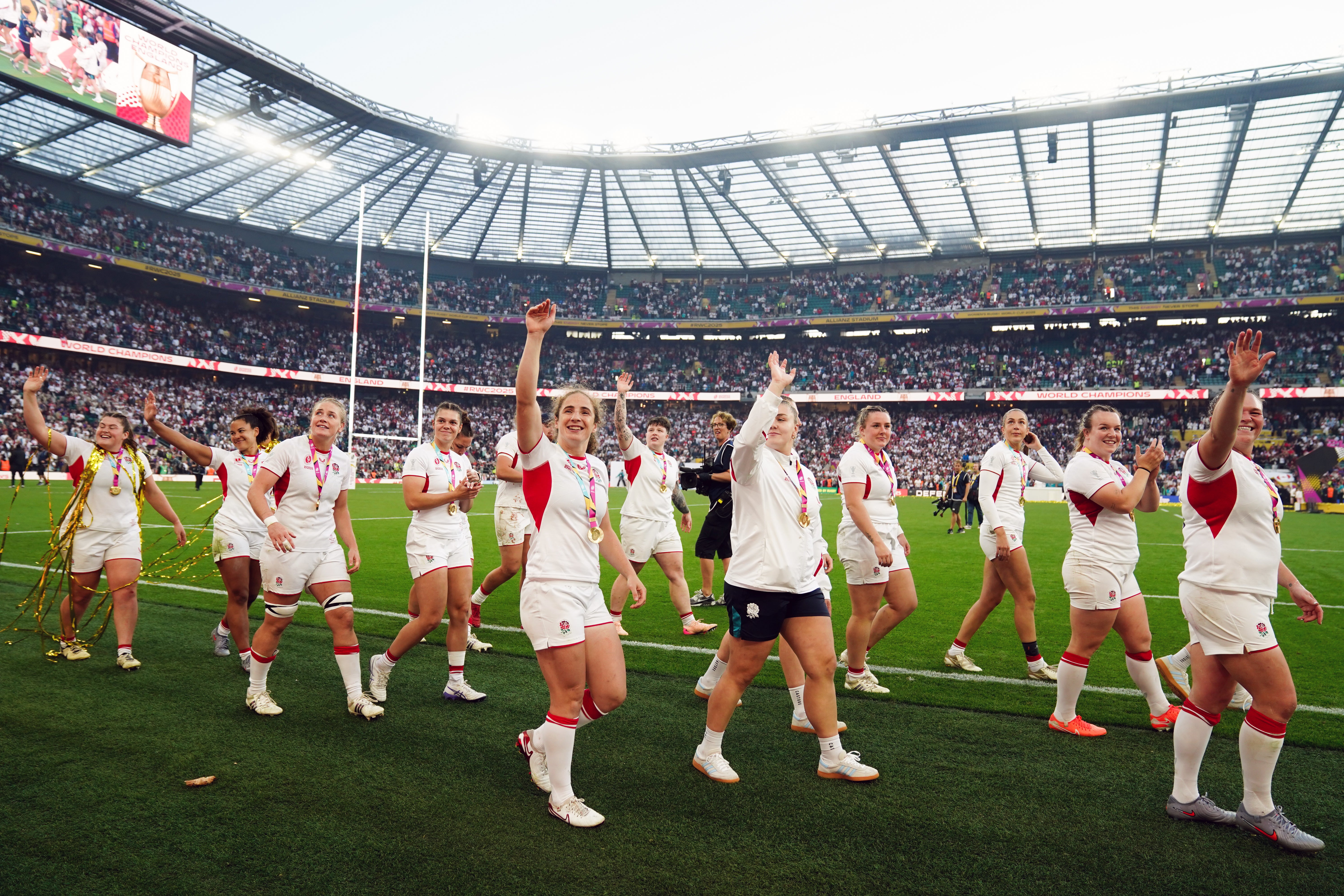 The vital next steps for women’s rugby after England’s World Cup triumph