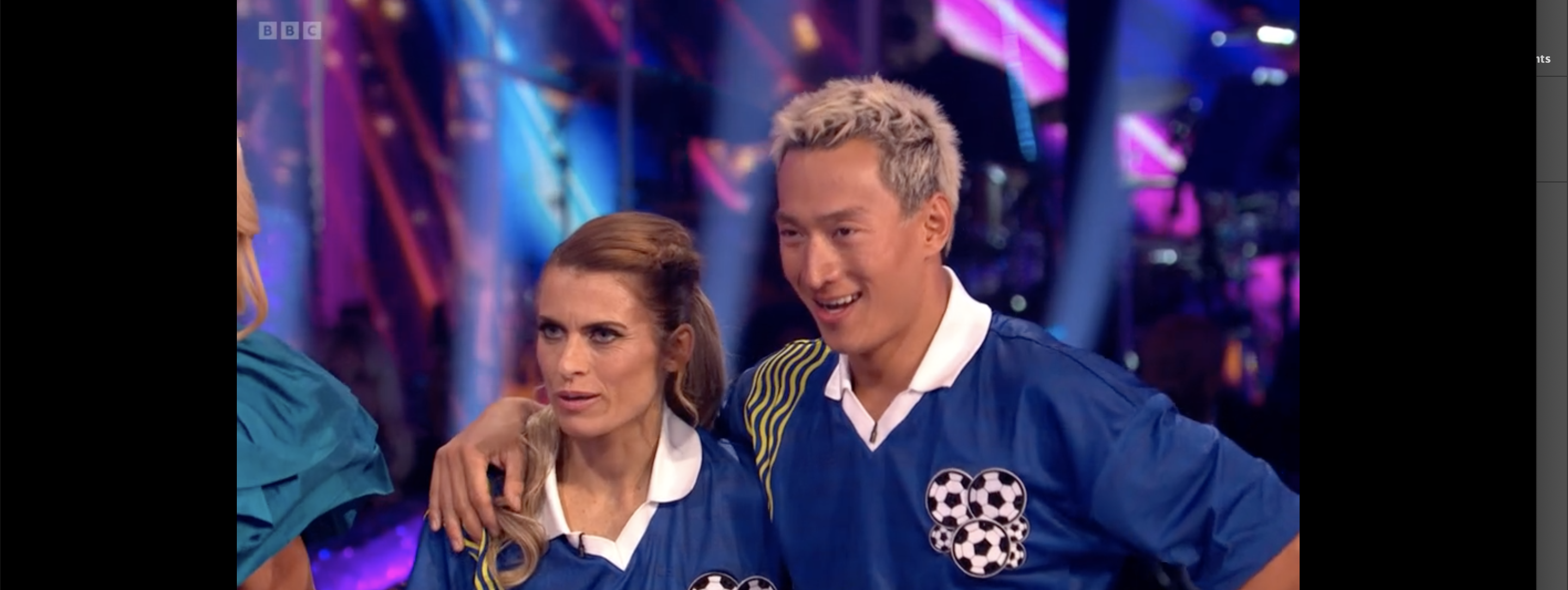Karen and Carlos on ‘Strictly’