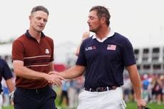 Justin Rose in furious row with Bryson DeChambeau and caddie as sparks fly at Ryder Cup