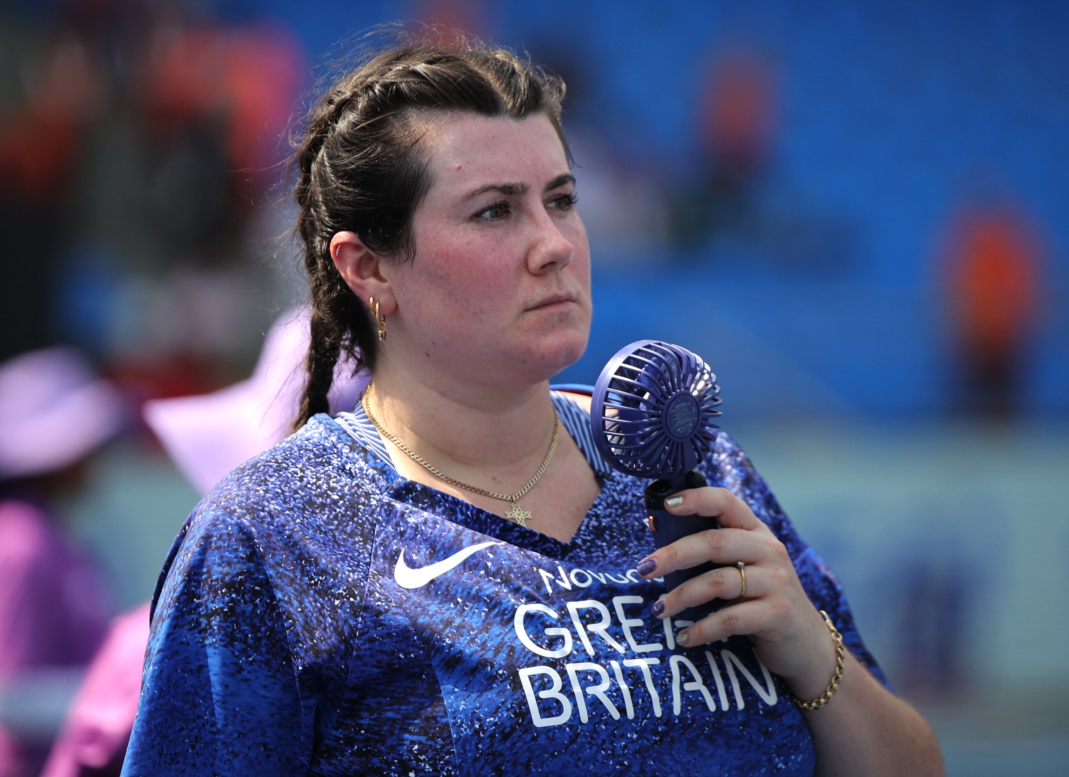 <p>Hollie Arnold won a bronze medal at the World Para Athletics Championships in New Delhi</p>