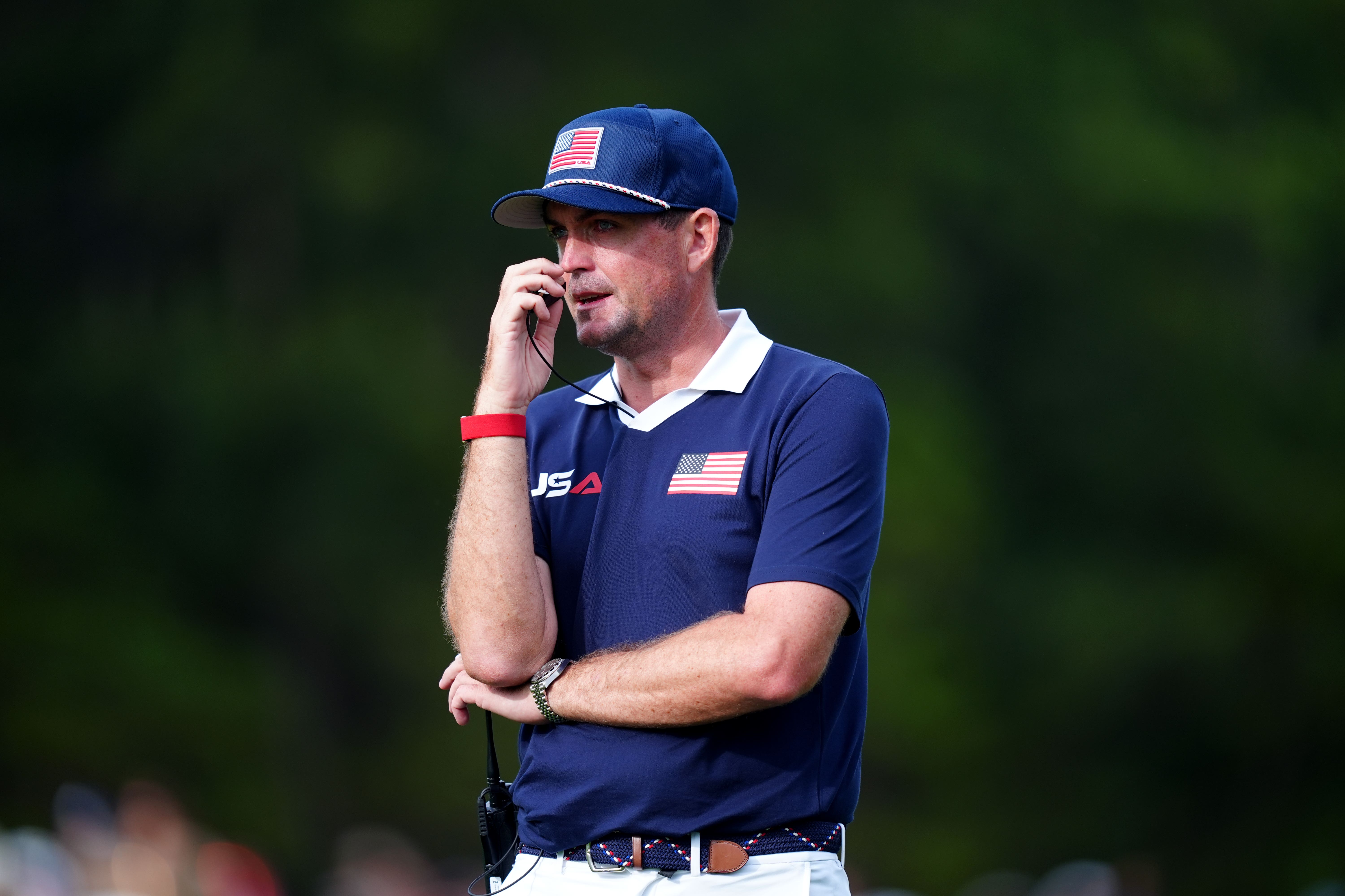 Keegan Bradley praised the European team (David Davies/PA)
