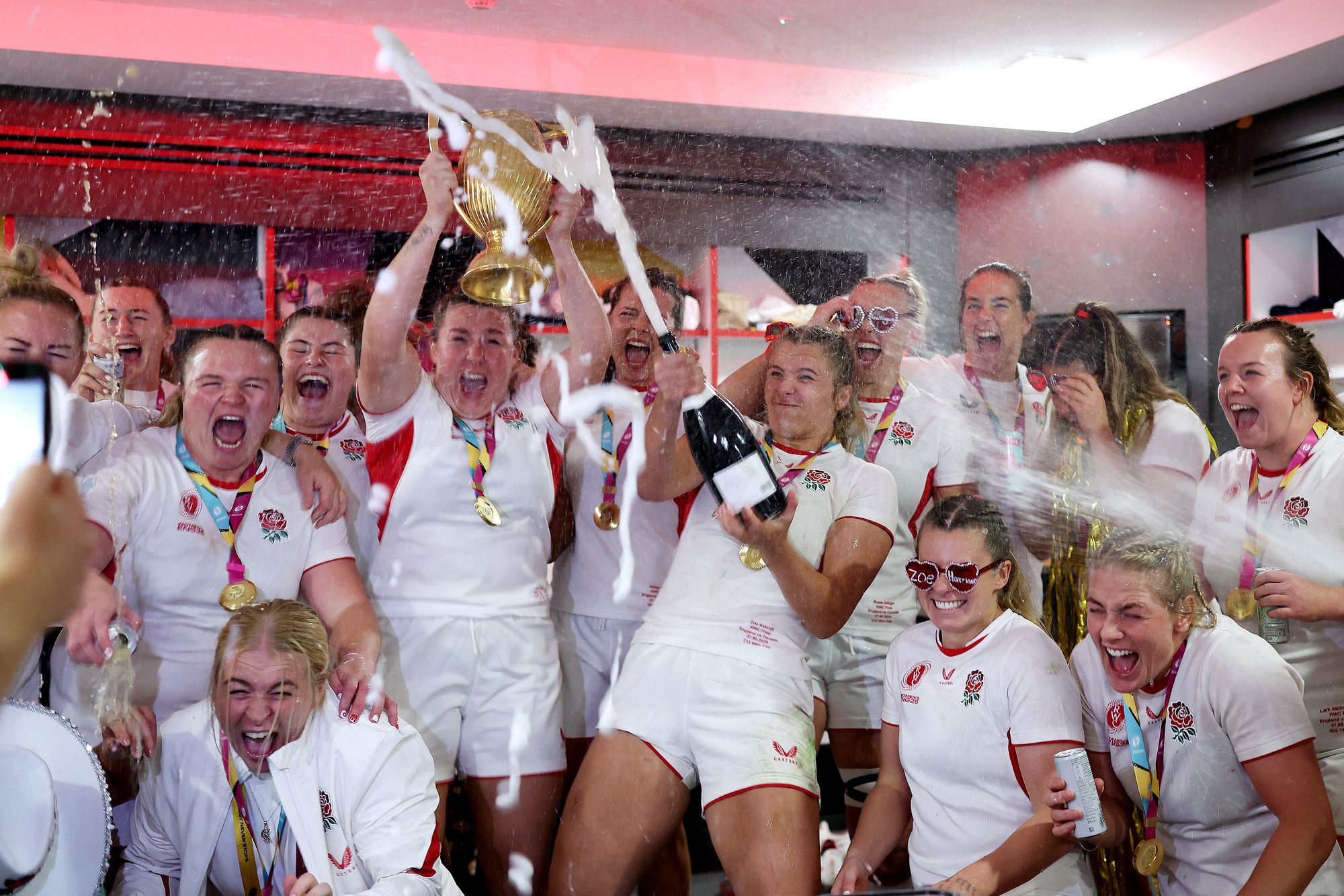 Inside England’s World Cup-winning party — how the Red Roses celebrated long-awaited success