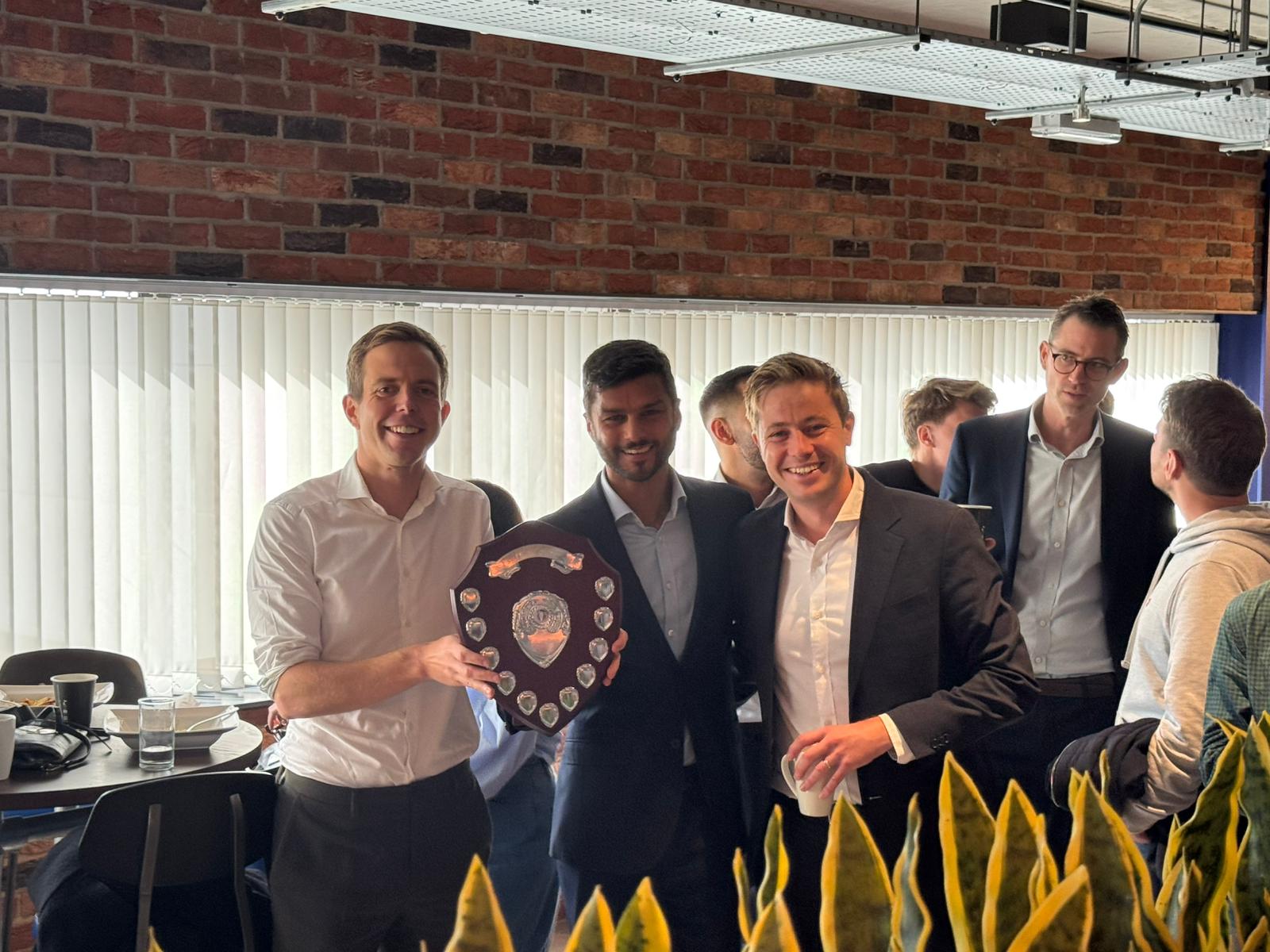 Justice minister Jake Richards was nominated player of the match for the MPs