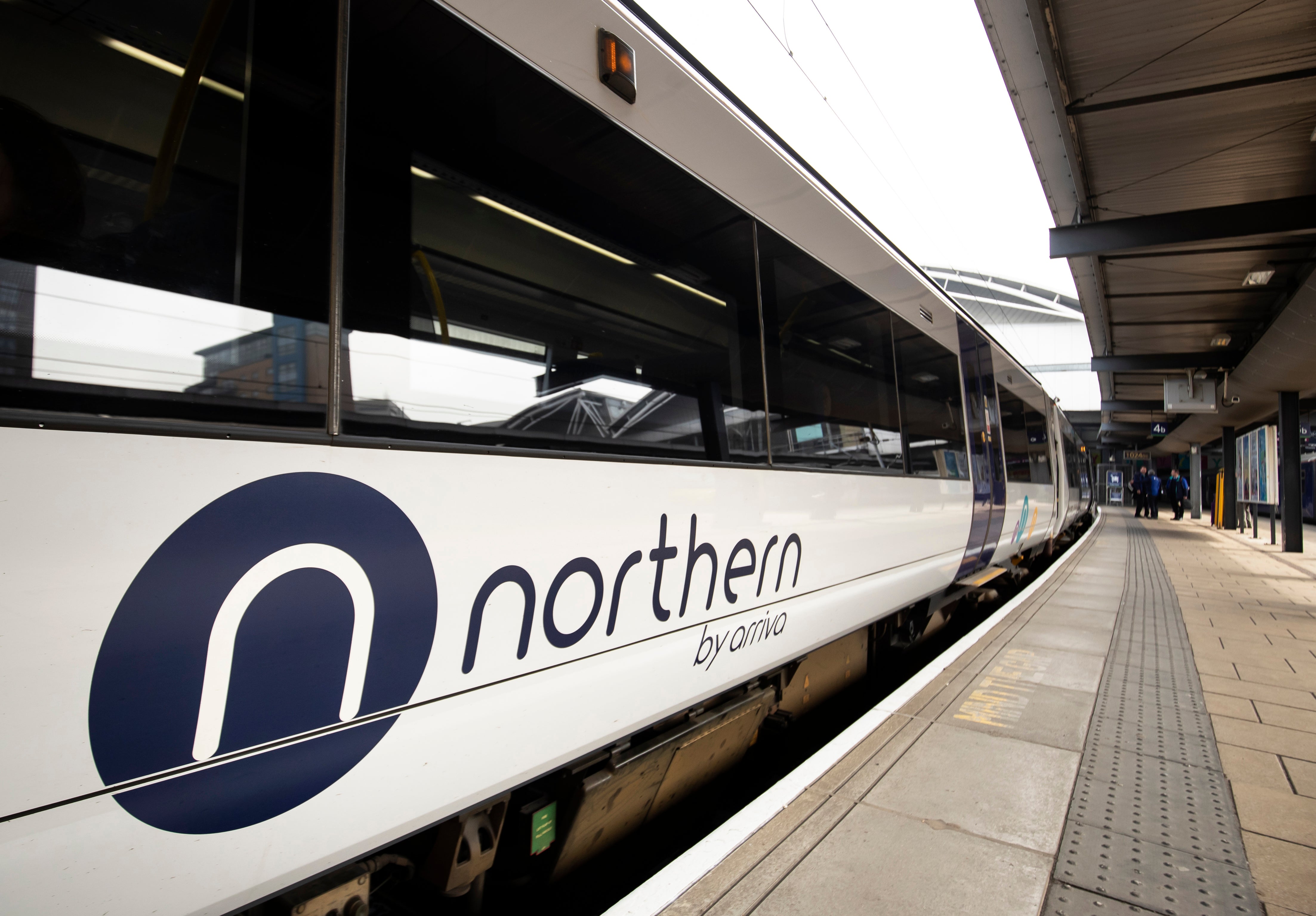 A Northern train at Leeds Station