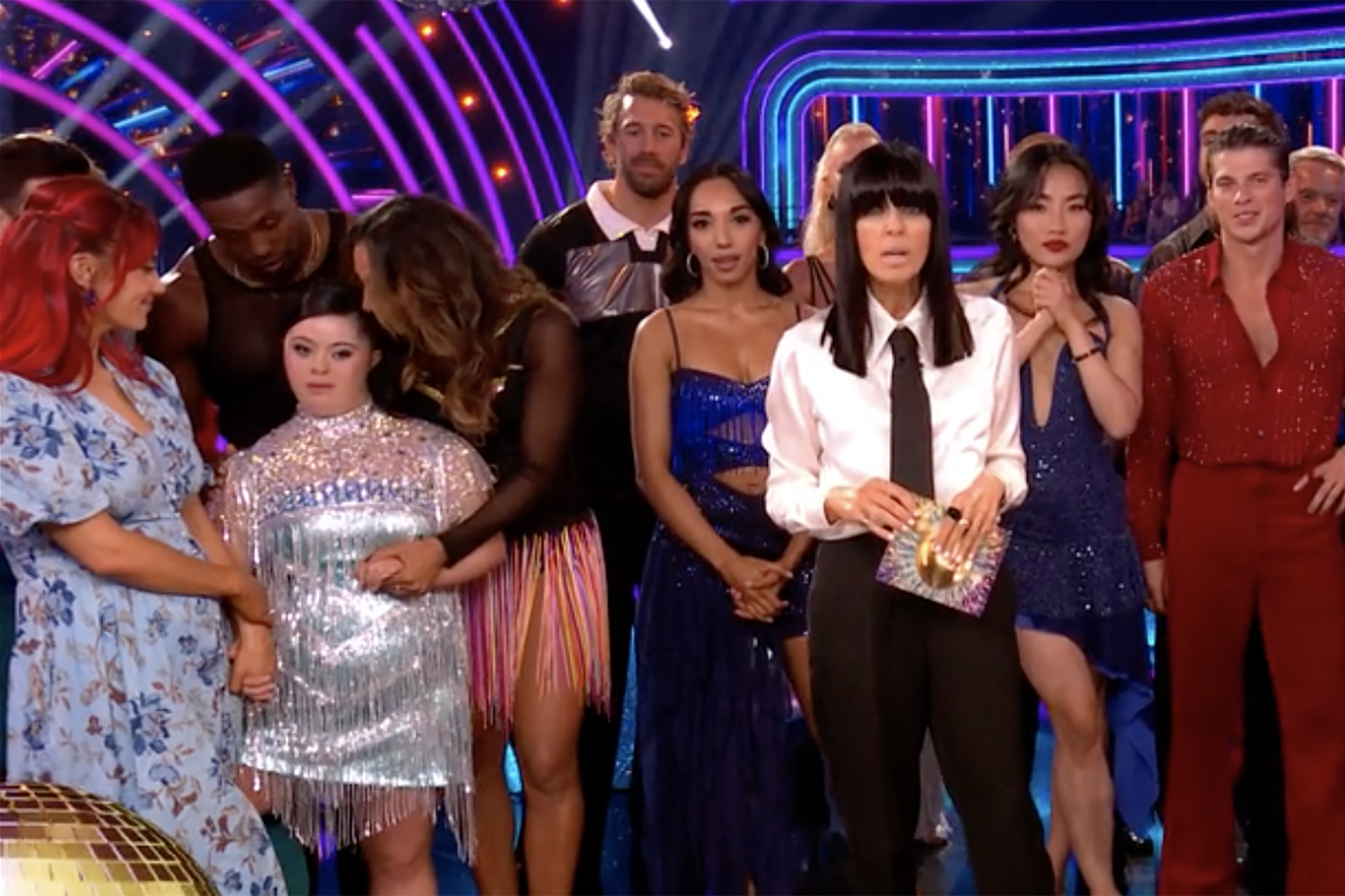 Viewers speculated that Goldstein was being comforted during portions of last week’s 'Strictly'