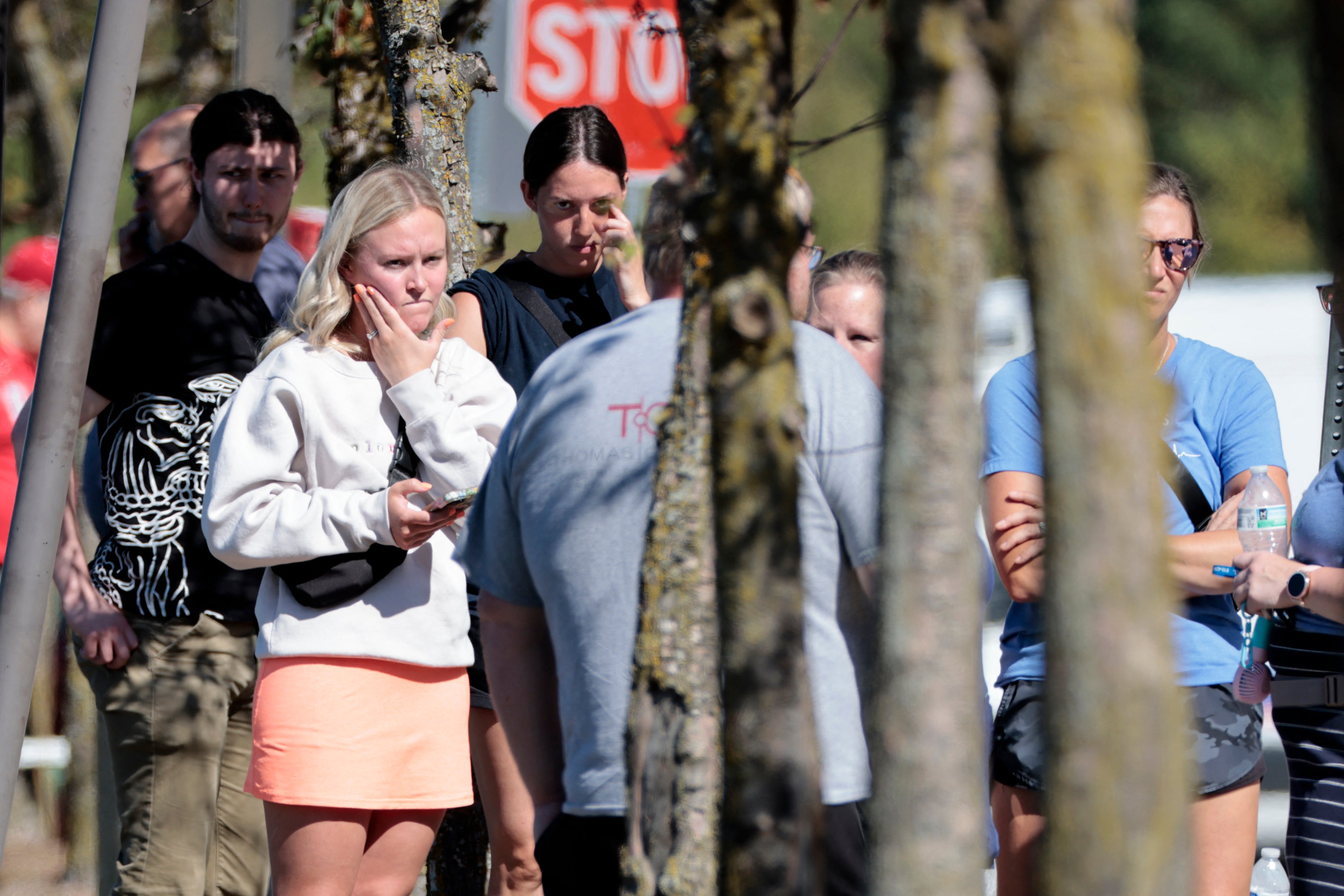 Police said the suspected gunman drove his vehicle into the church before opening fire inside on church-goers