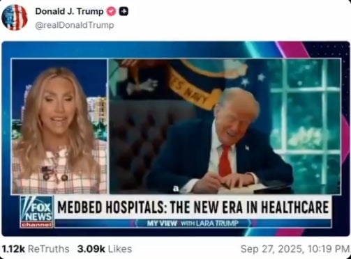 President Donald Trump dove back into the world of weirder, nonpartisan conspiracies - this time focusing on ‘medbeds.’