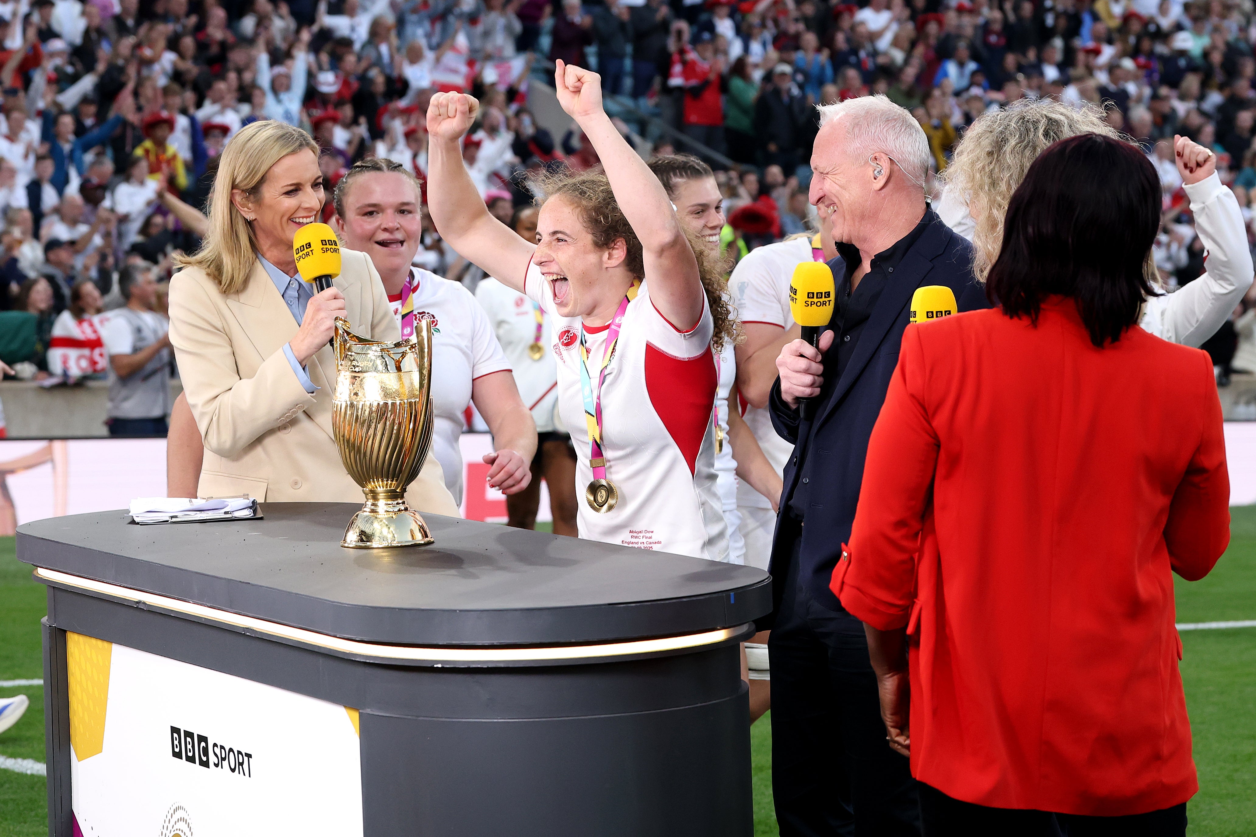 Abby Dow: ‘The Red Roses haven’t just won a medal — we’ve won for women’s sport’