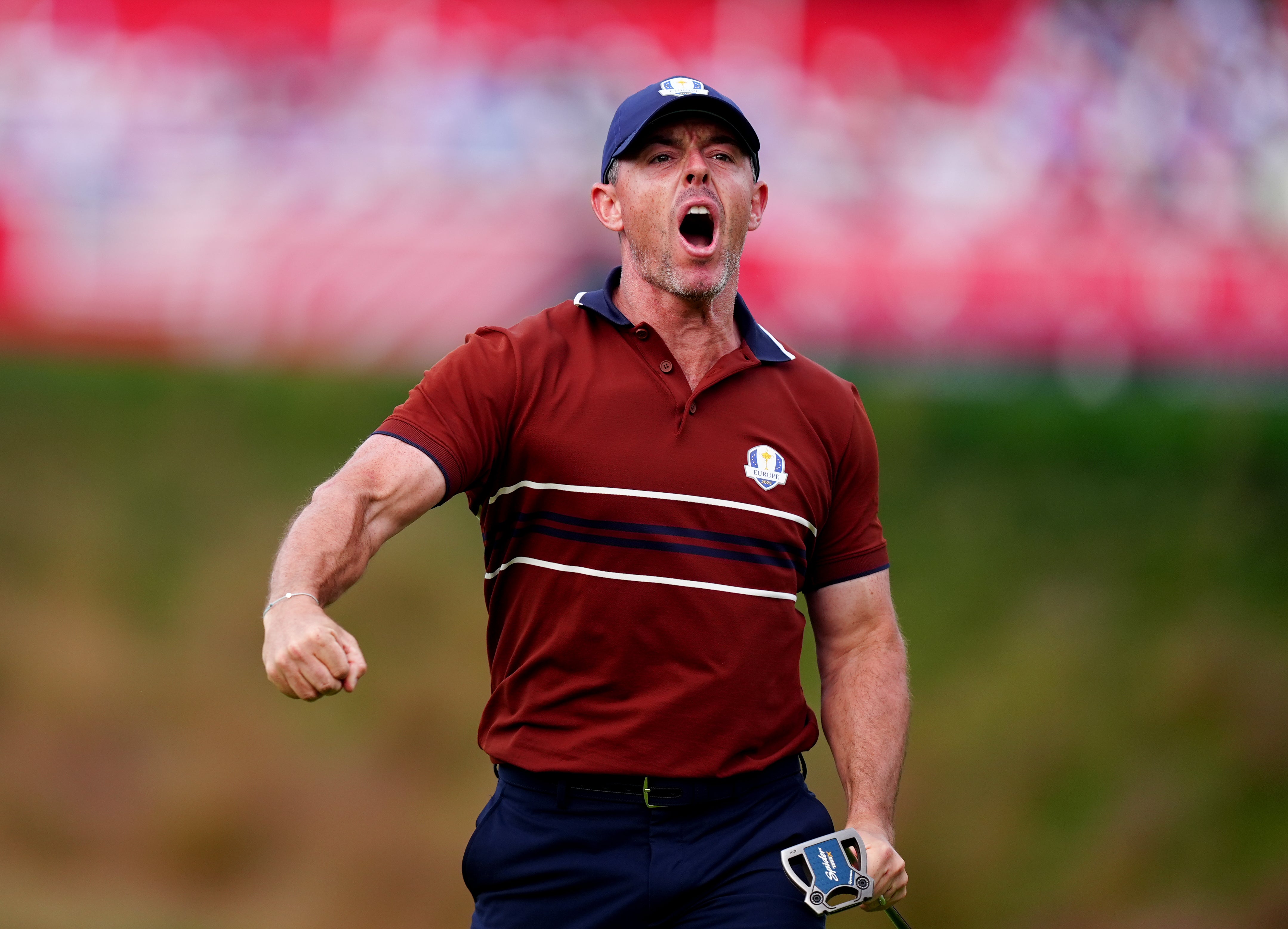 <p>Rory McIlroy delivered in a fevered atmosphere at the Ryder Cup (Mike Egerton/PA)</p>