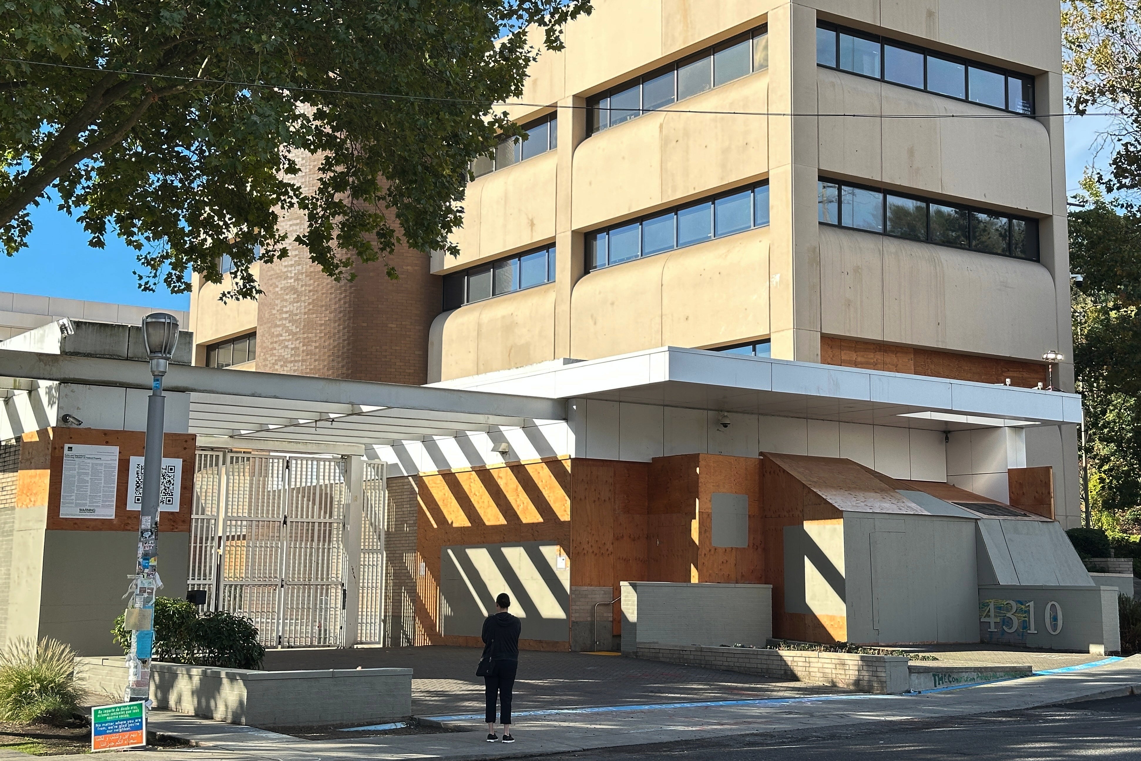 The number of protests and arrests at an ICE facility in Portland, Oregon have gone dropped off since this summer