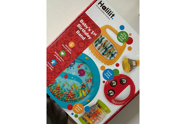 indybest review Halilit baby’s first birthday band gift set