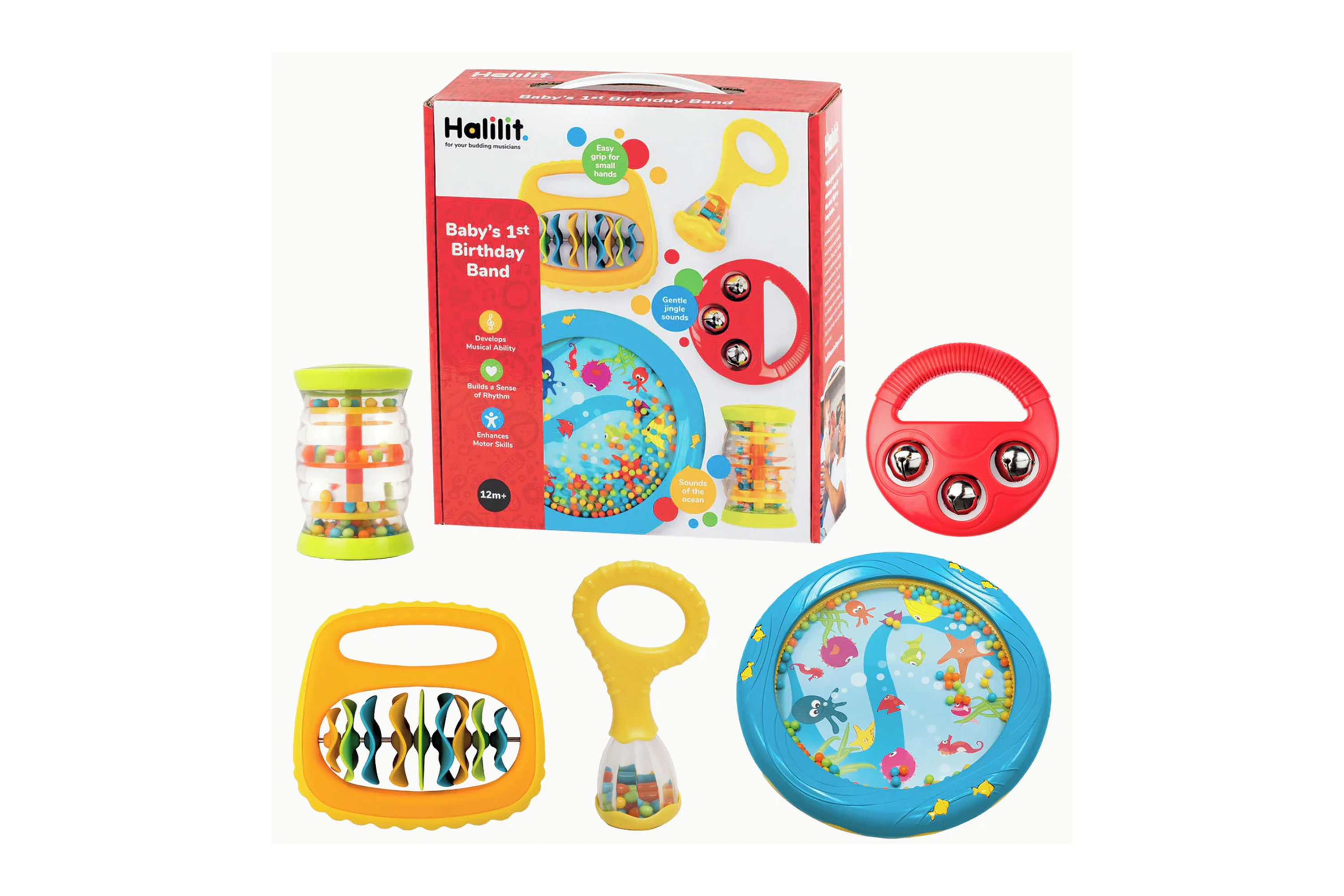 indybest review Halilit baby’s first birthday band gift set