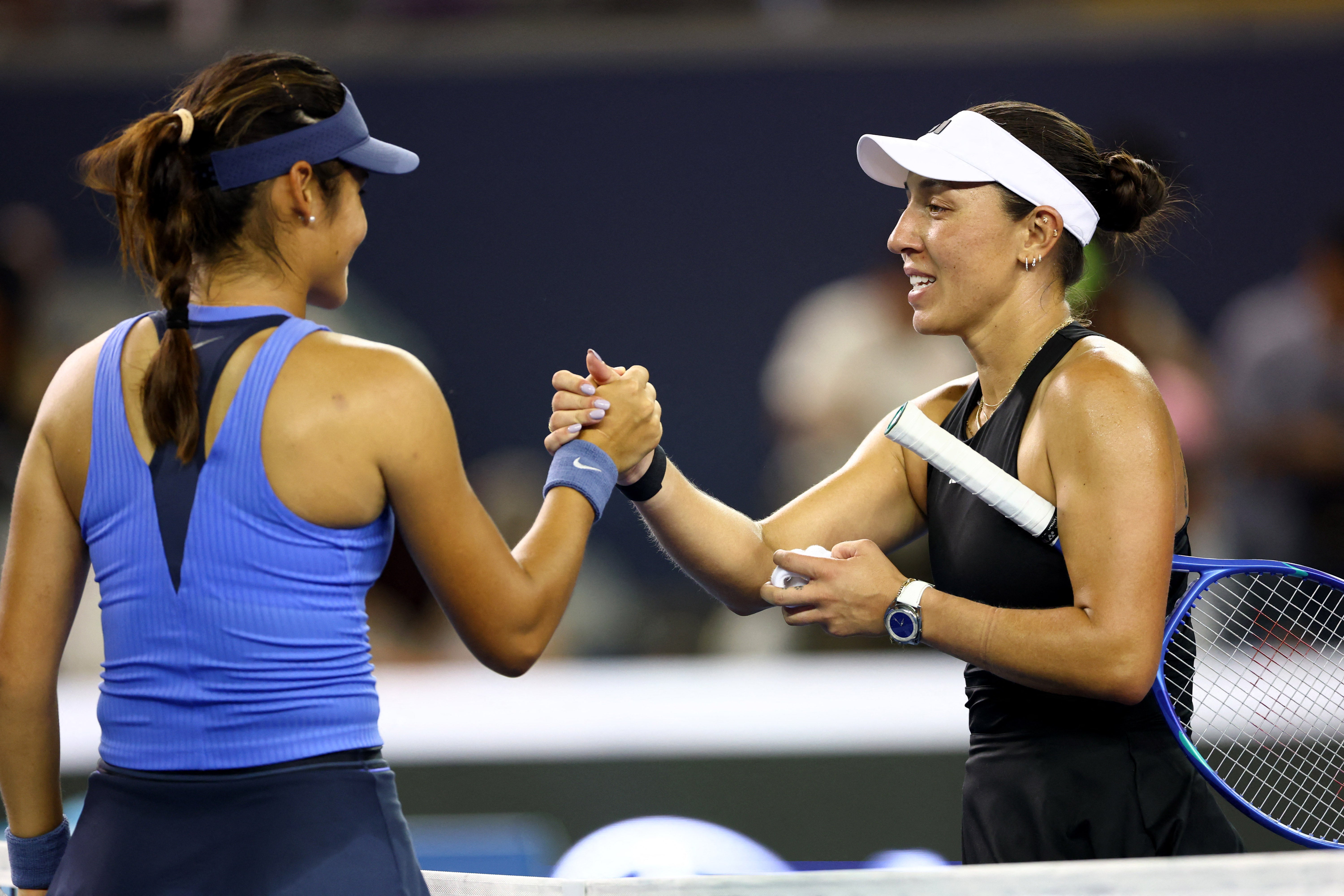 Jessica Pegula saved three match points against Raducanu