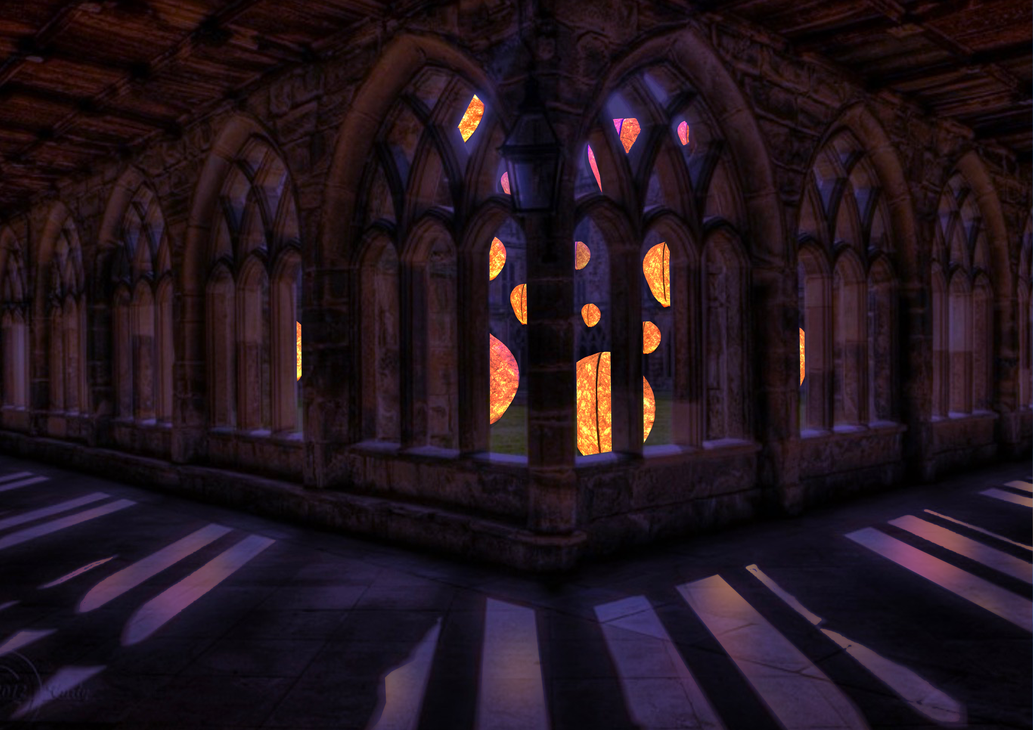 ‘Render of Solace’ by Amelia Kosminsky will be displayed in Durham Cathedral’s cloister