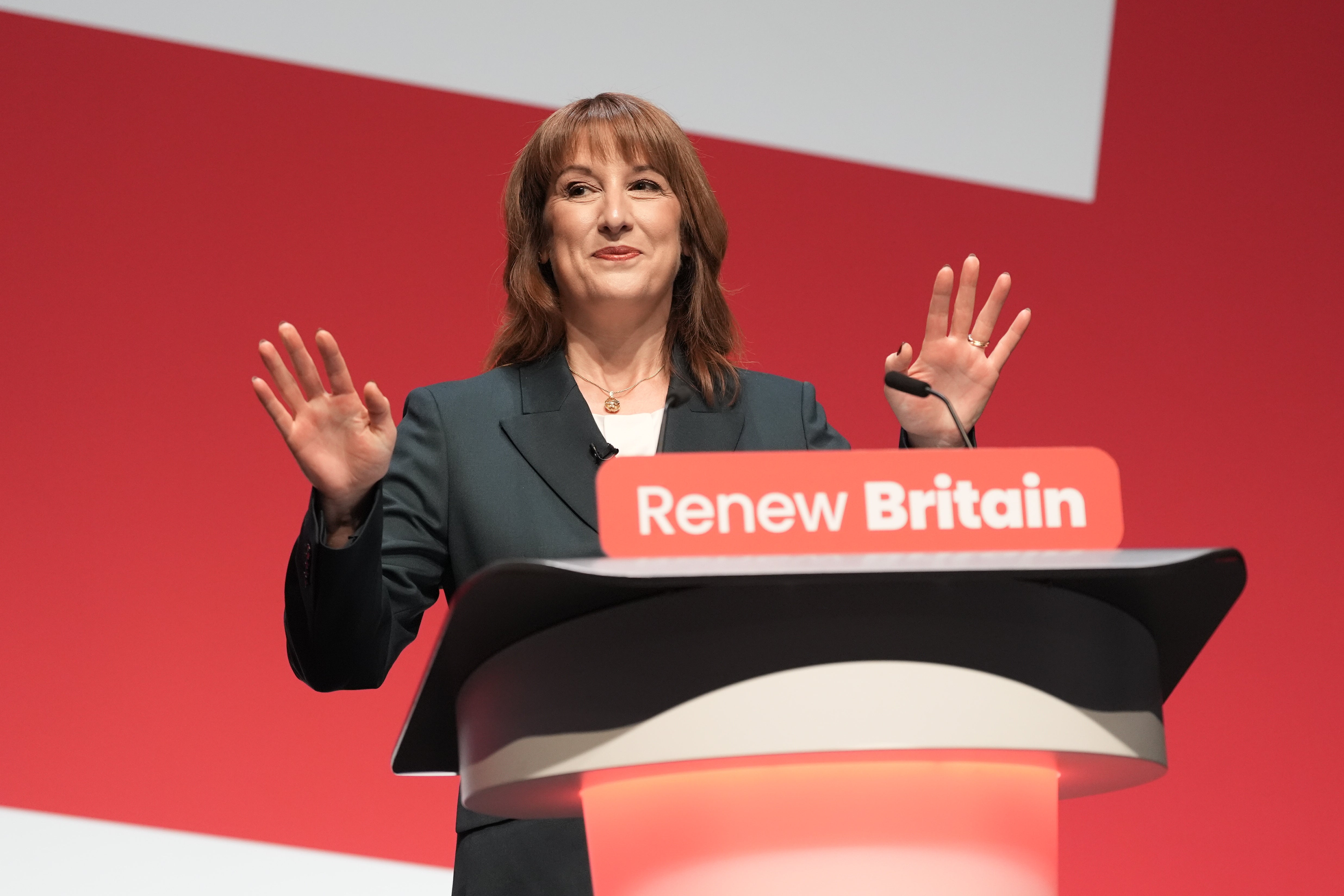 <p>Rachel Reeves promised to stamp out unemployment for young people while at Labour’s conference</p>