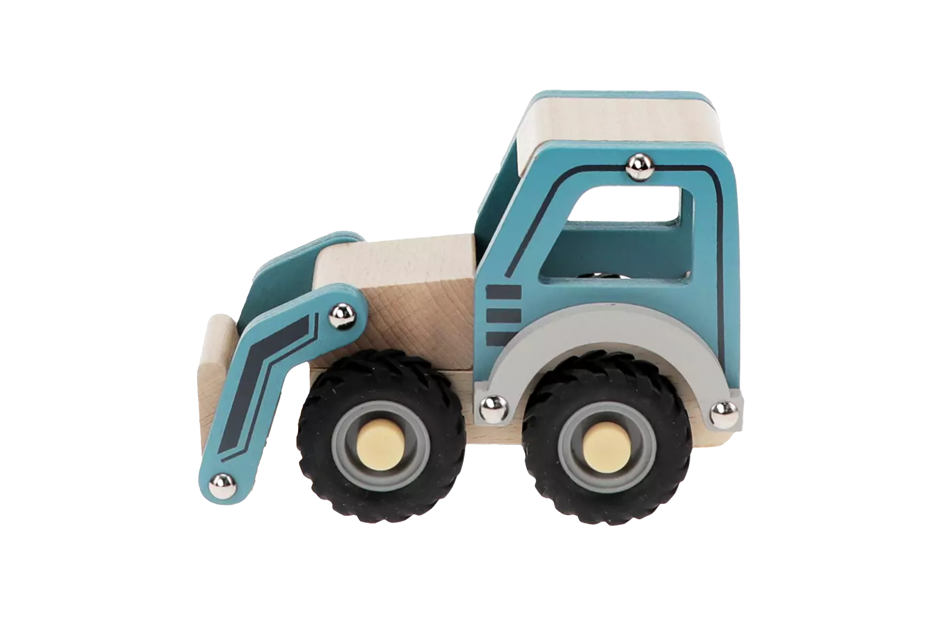 indybest review Rex London wooden push along vehicle toy, digger truck