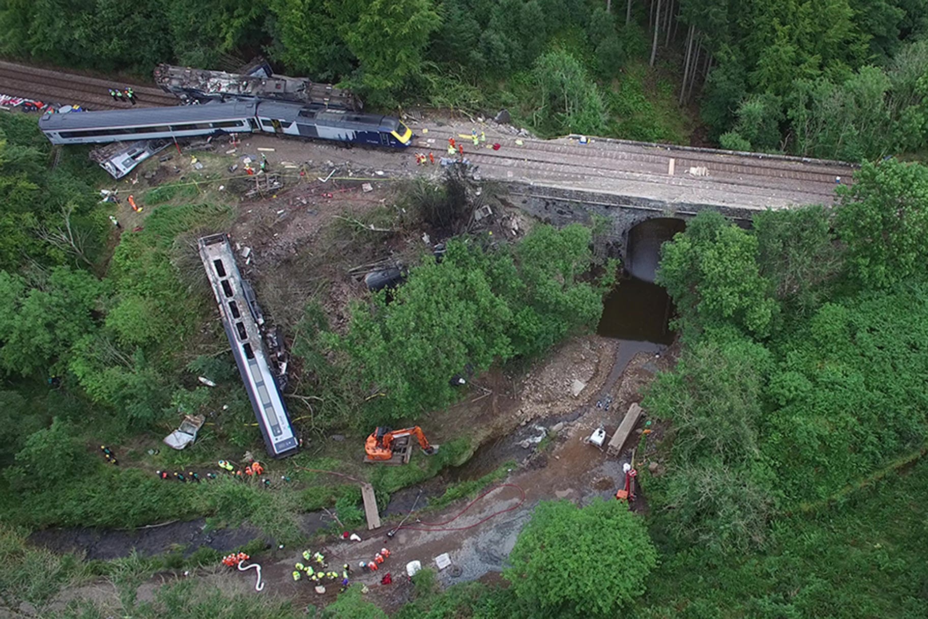 Three people died in the Stonehaven rail crash