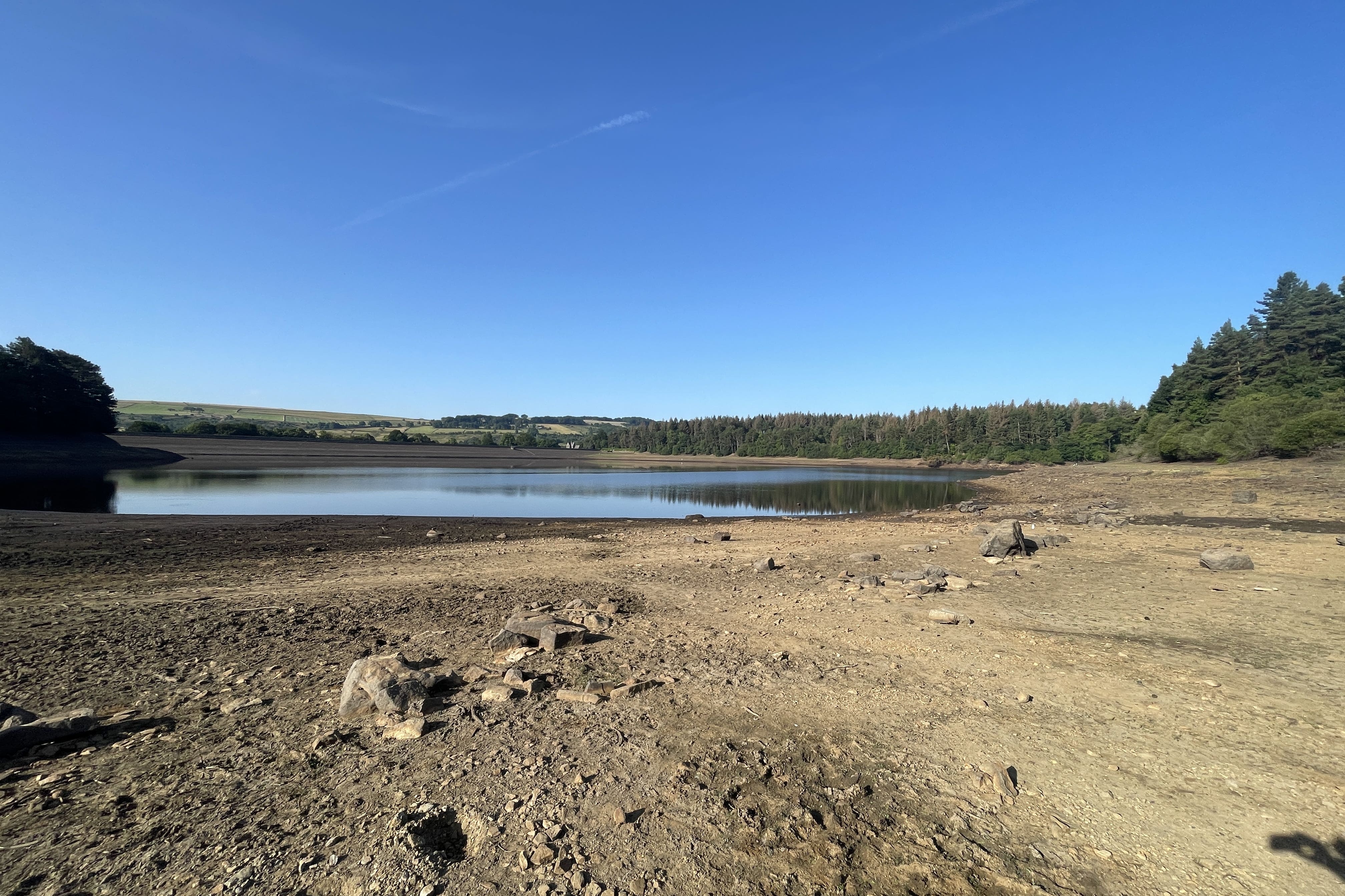 The exceptional drought this spring and summer saw reservoirs fall to extremely low levels in some parts of the country (Dave Higgens/PA)