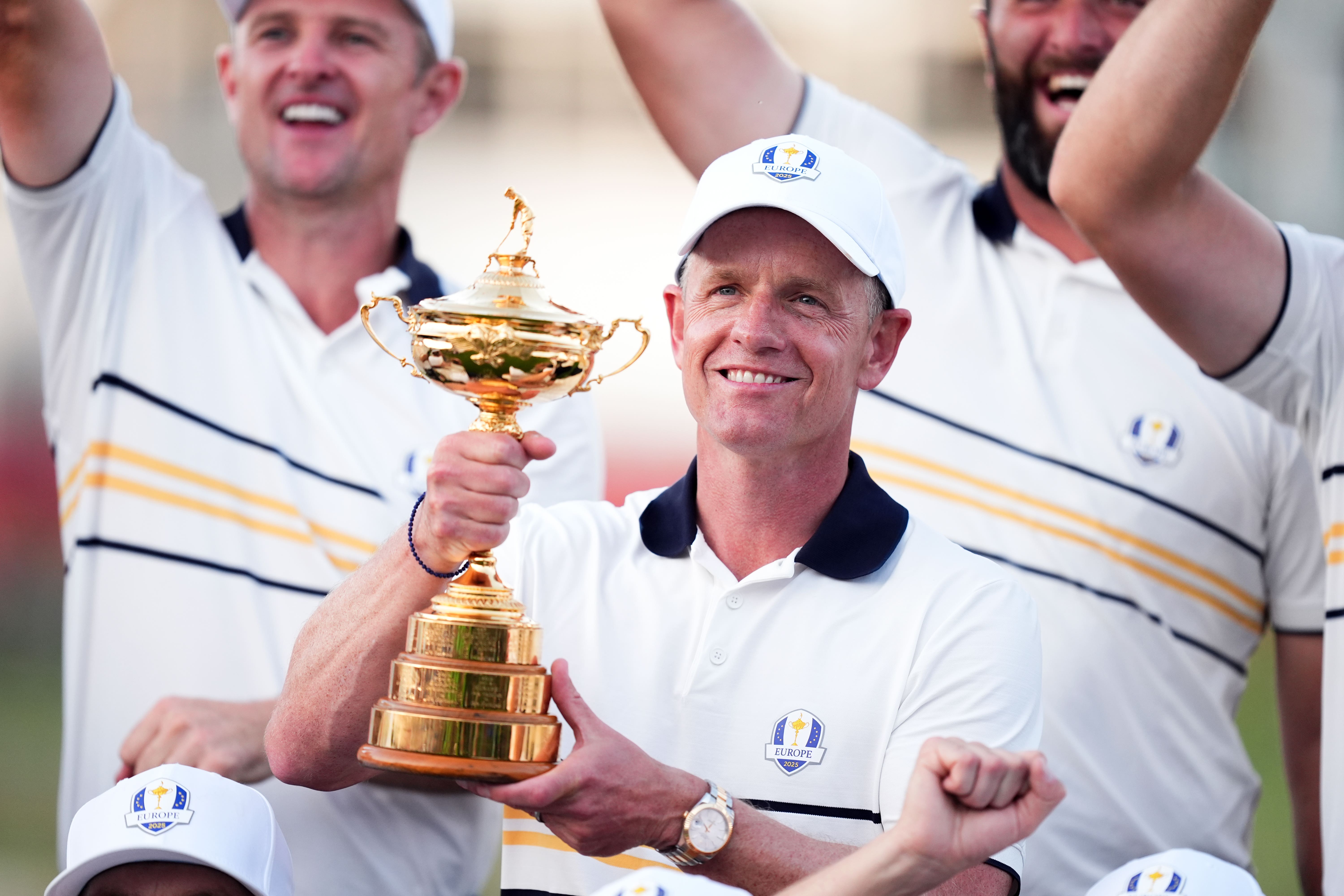 Luke Donald refused to commit to another Ryder Cup after masterminding Europe’s latest success (Mike Egerton/PA)