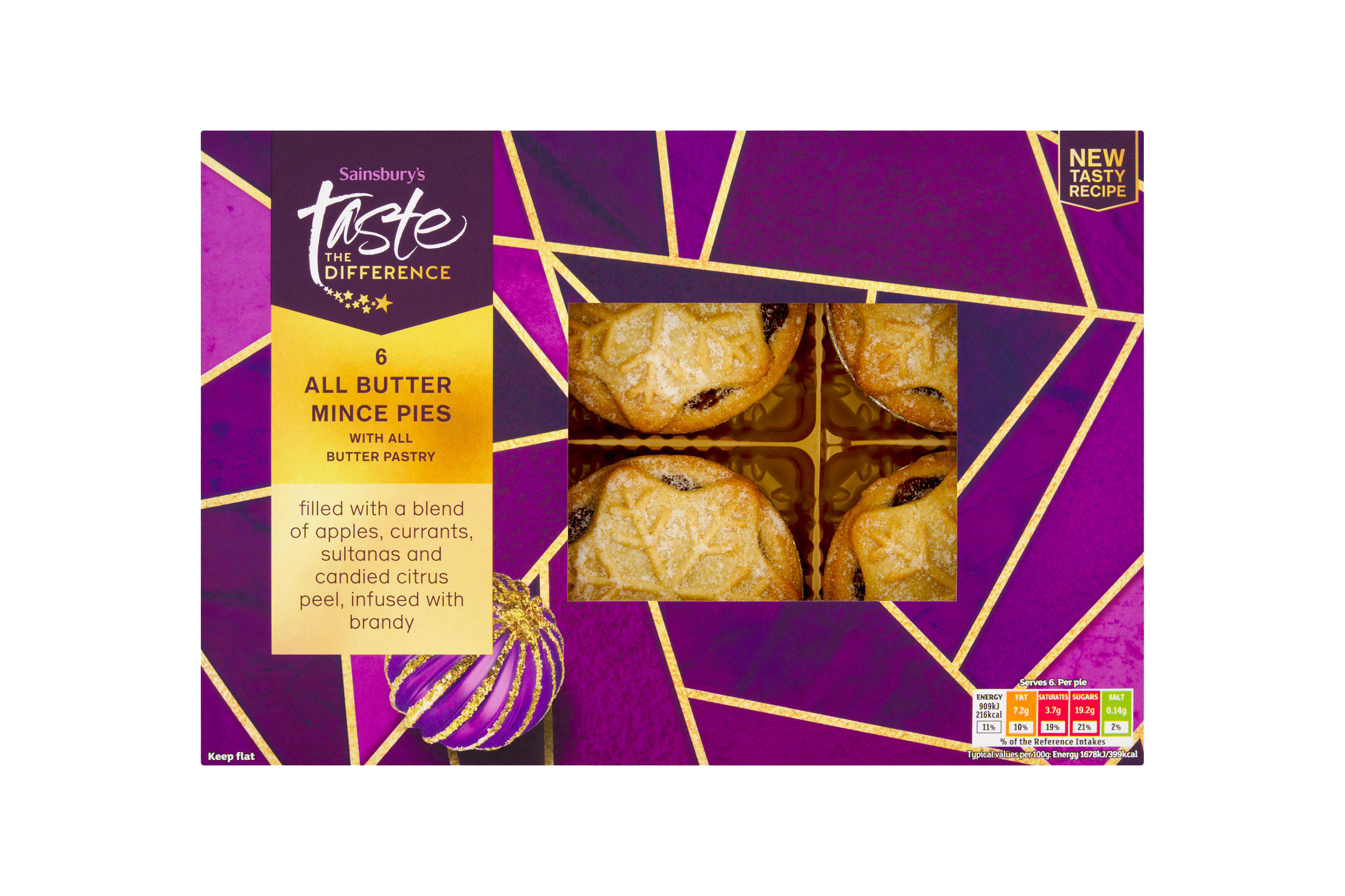indybest review Sainsburys Taste The Difference all butter mince pies