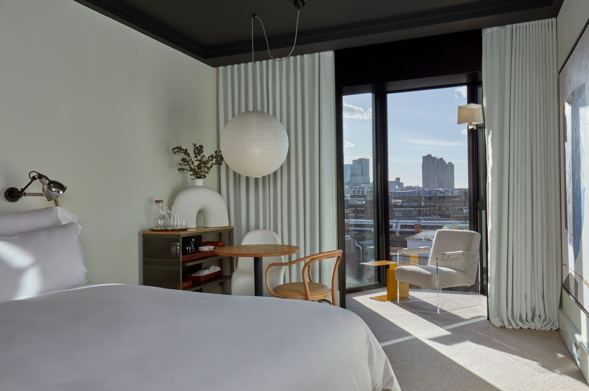 The 258 rooms at One Hundred Shoreditch are flooded with natural light