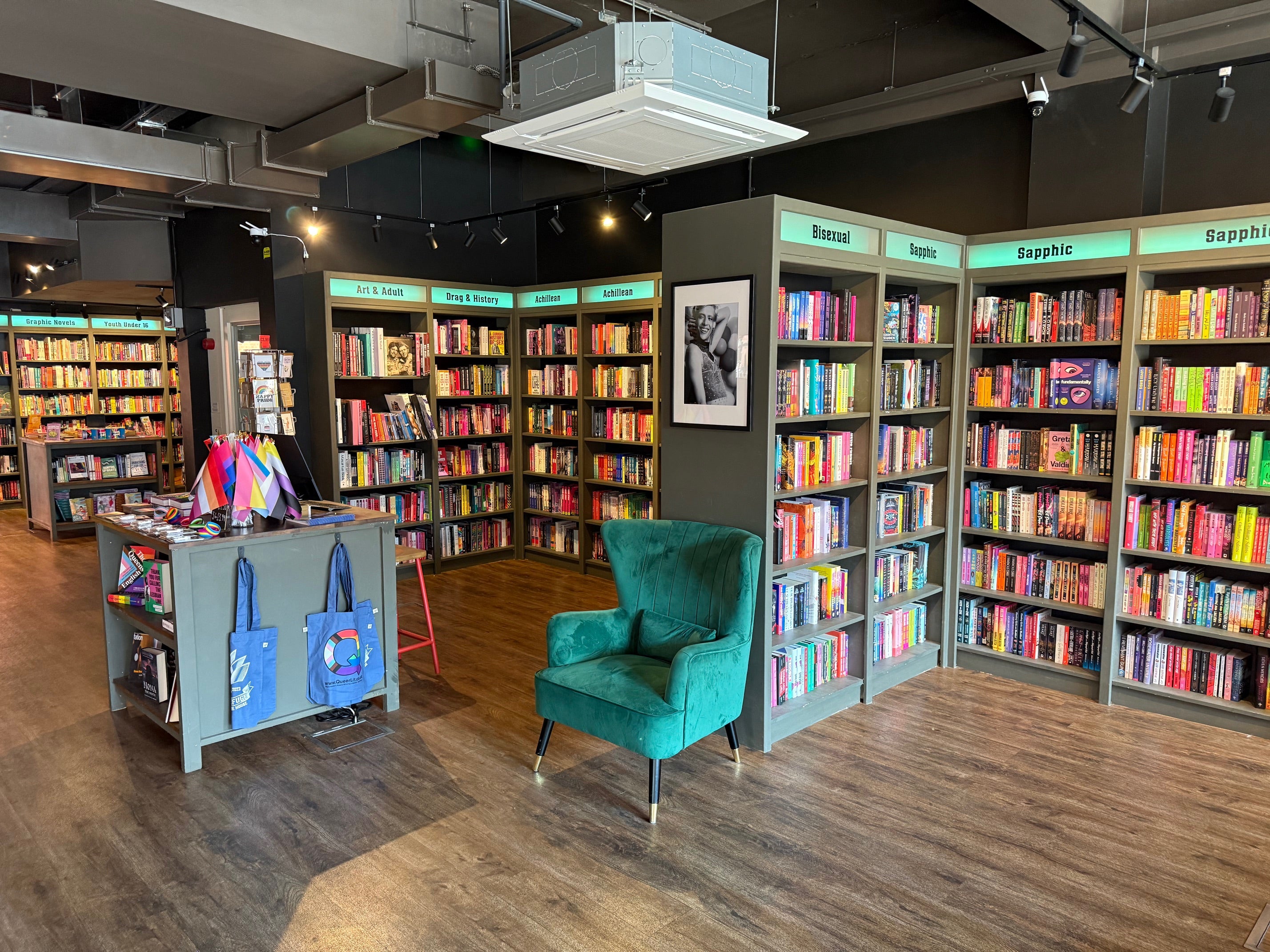 The Queer Lit bookshop is a welcoming space for Jamie