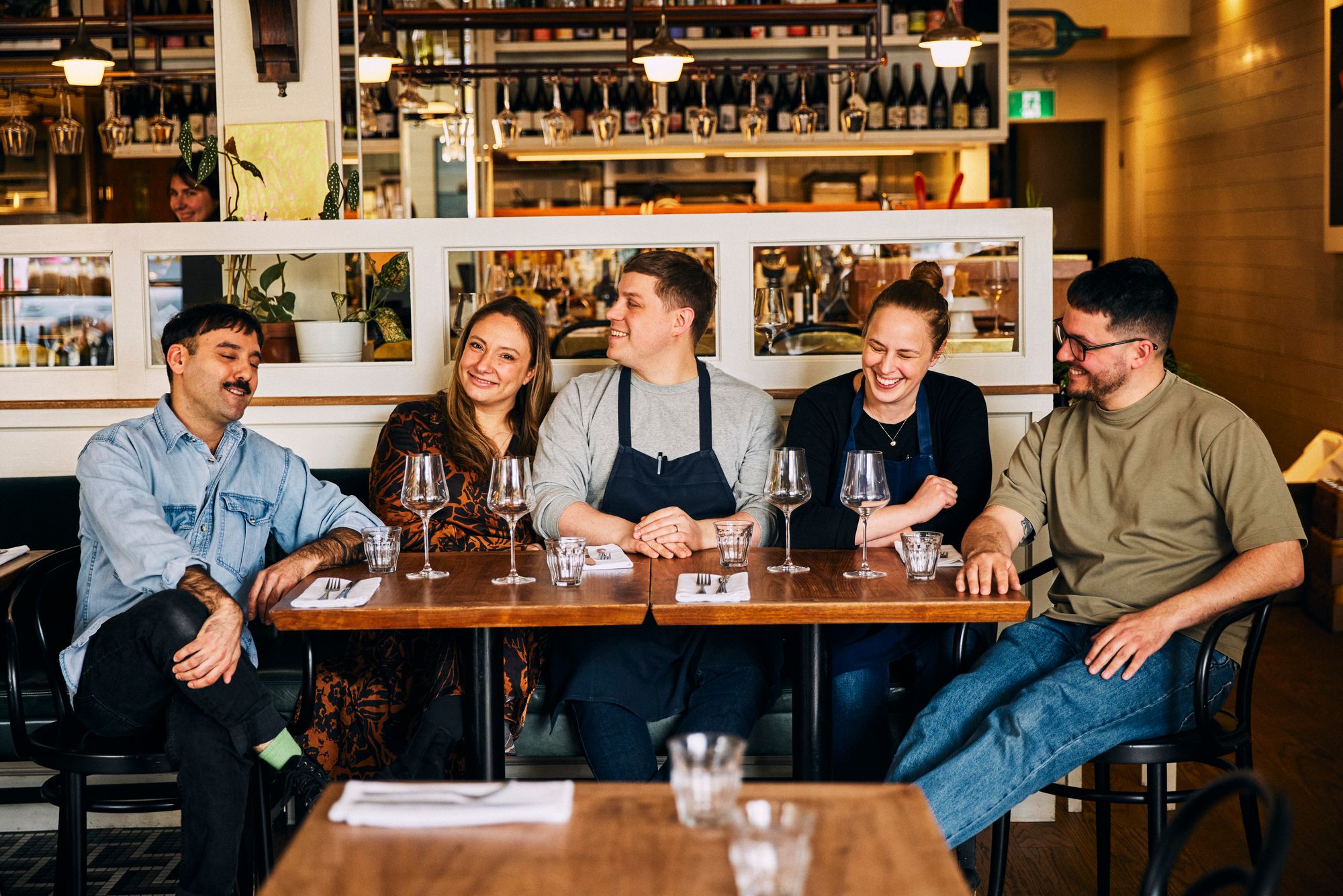 The team at No.2 restaurant Mon Lapin, in Montreal