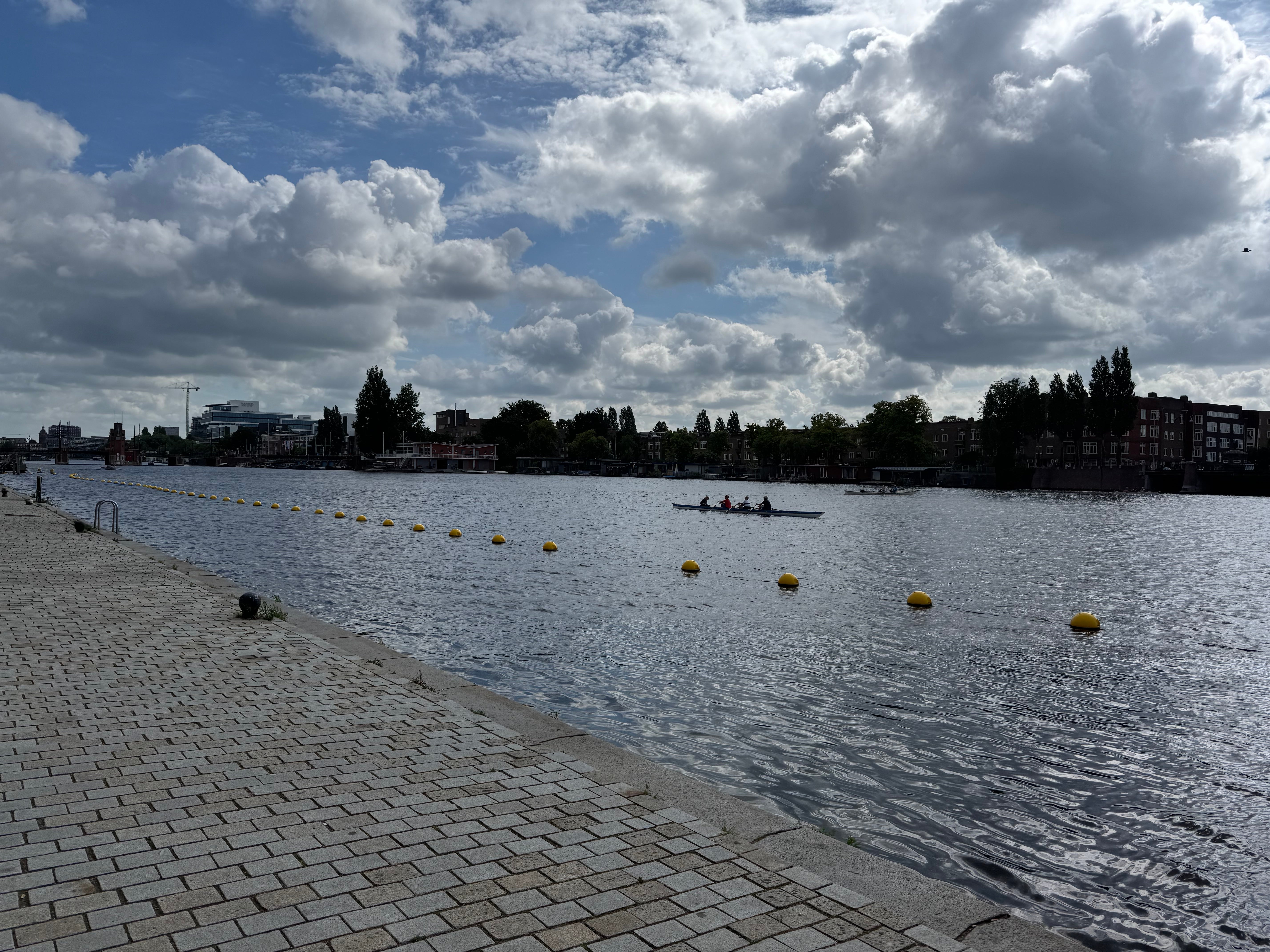 The Amstel river gives the city its name