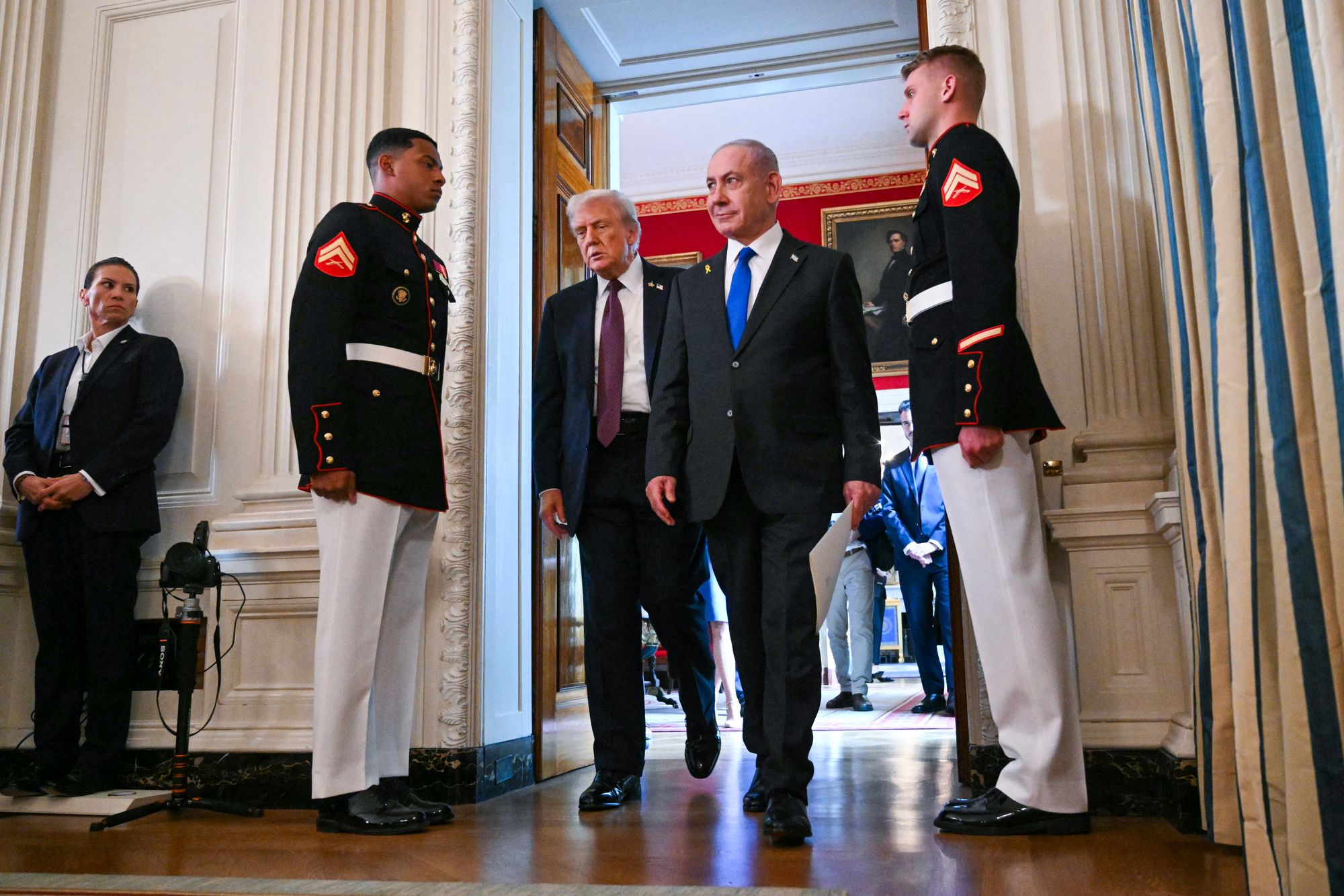 Donald Trump and Benjamin Netanyahu announced a peace plan for Gaza on Monday, but even Netanyahu has yet to agree to one key point