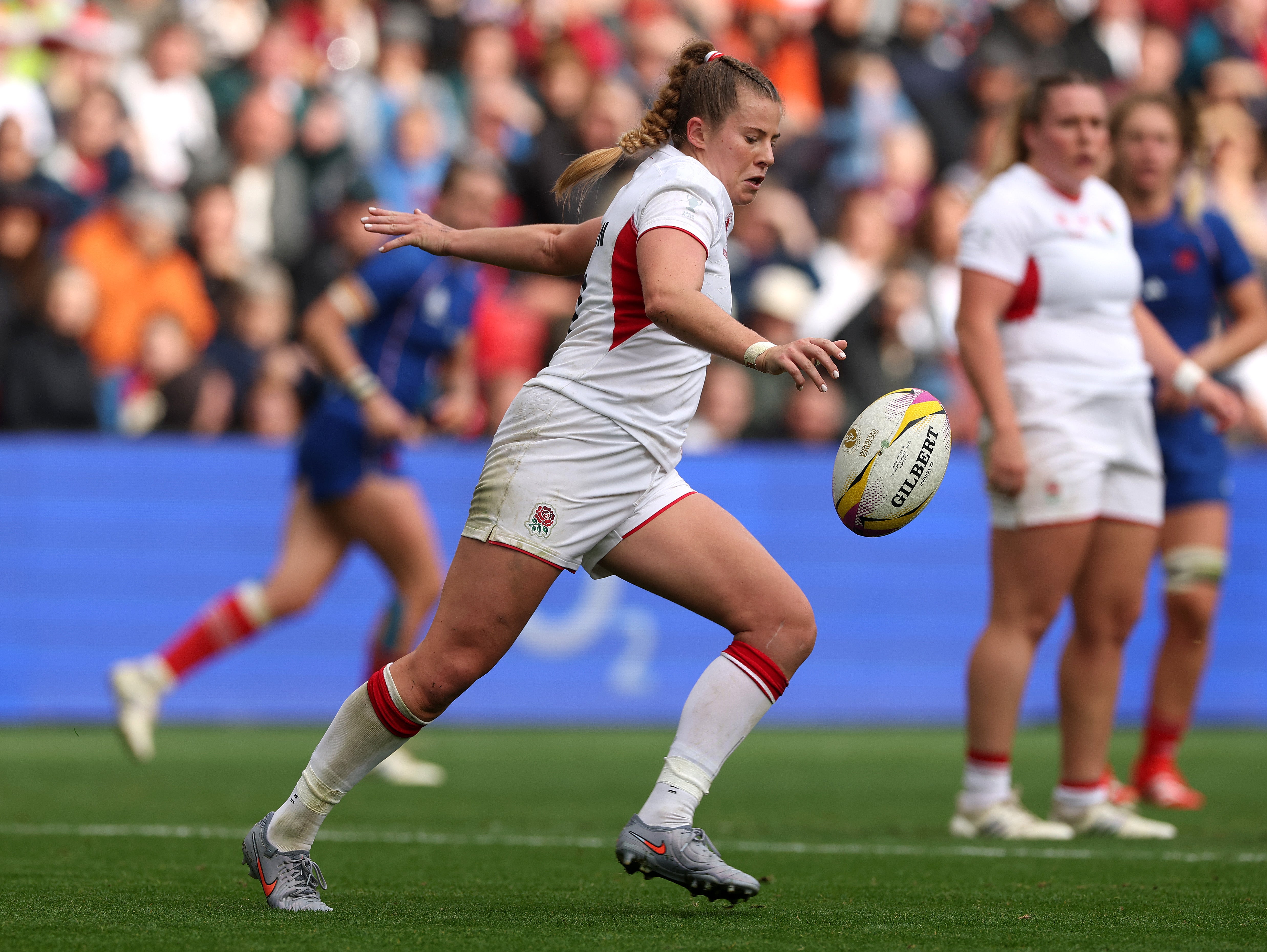 Zoe Harrison’s kicking game was a real strength for England