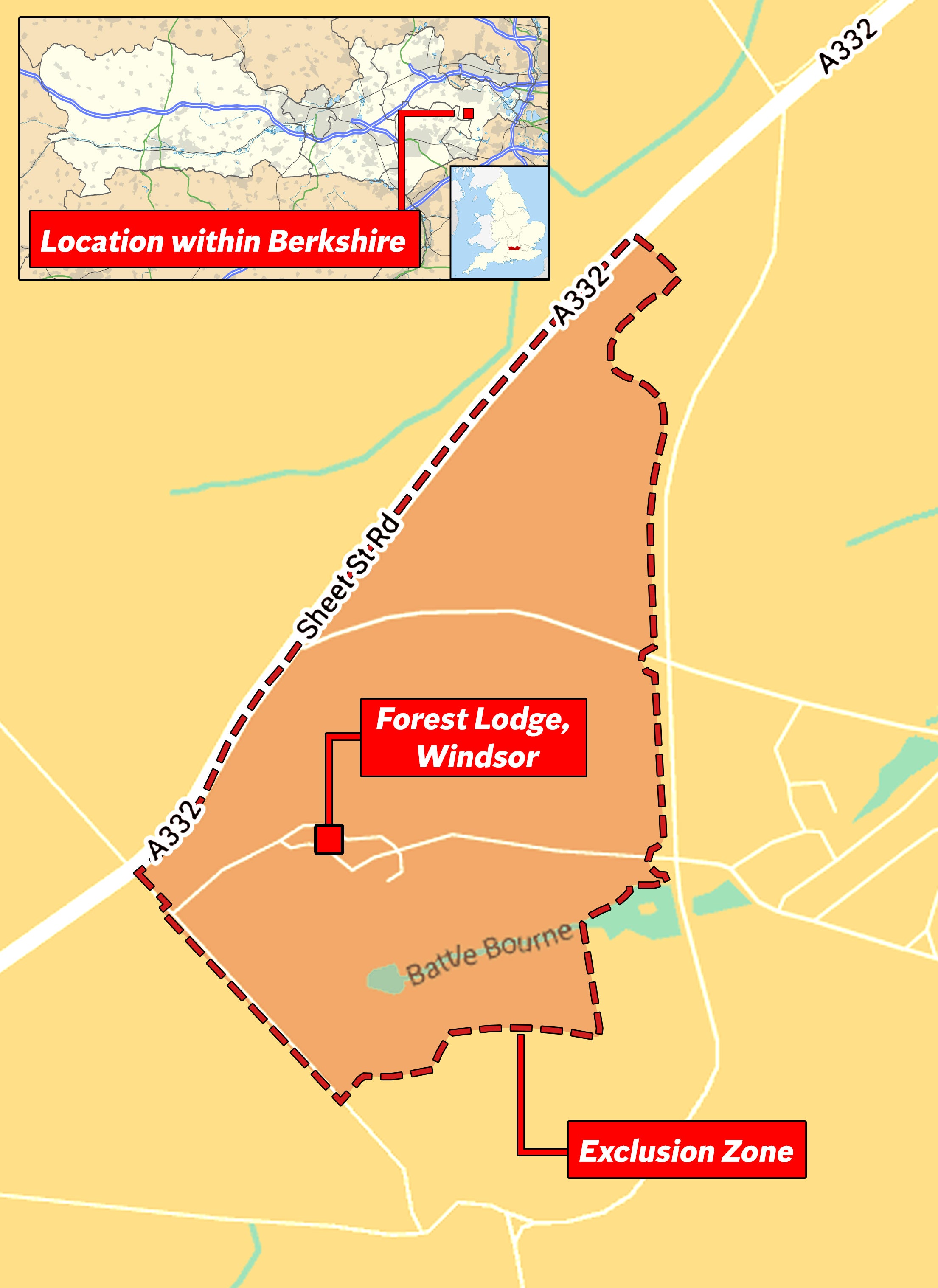 The royals’ new home is close to Eton and Ascot, and sits within the 4,800-acre Great Windsor Park