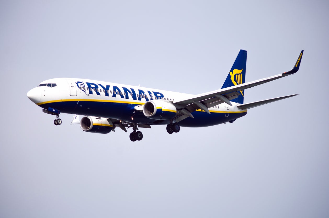 The incident occurred on Ryanair flight FR8425 from Luton to Alicante