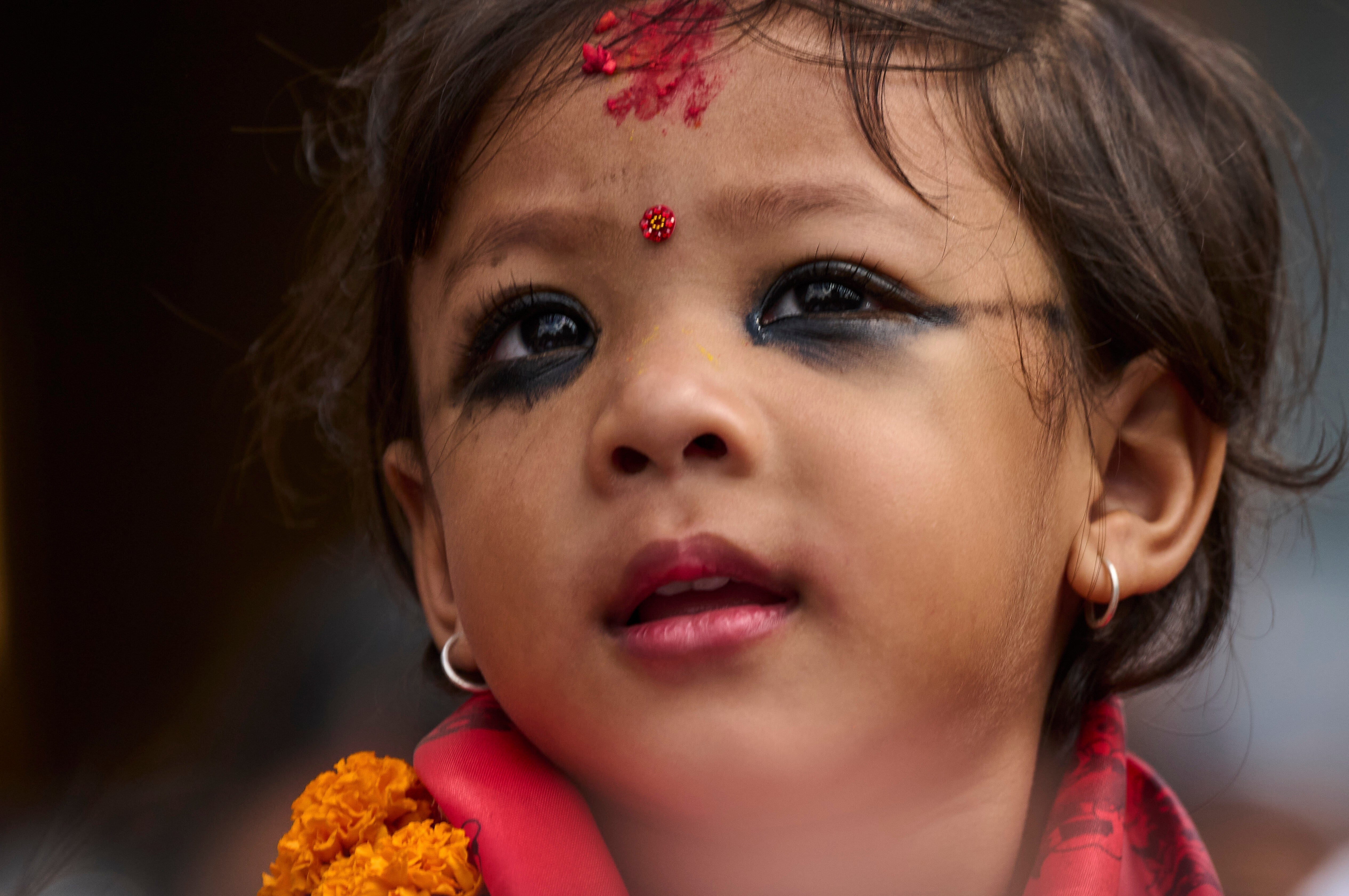 At just two years and eight months old, Aryatara Shakya replaces the previous Kumari, who, by tradition, becomes a mortal upon reaching puberty